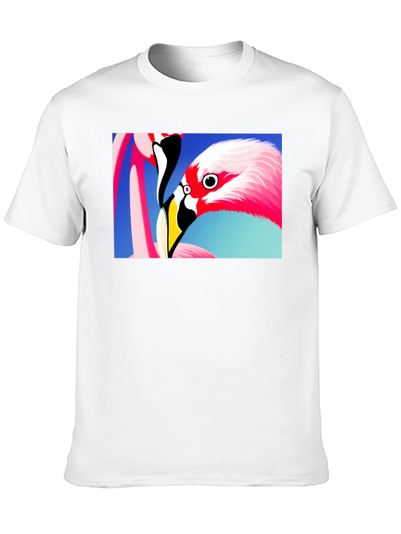 Black Flamingo Graphic Tee - Stylish Black T-Shirt view 10