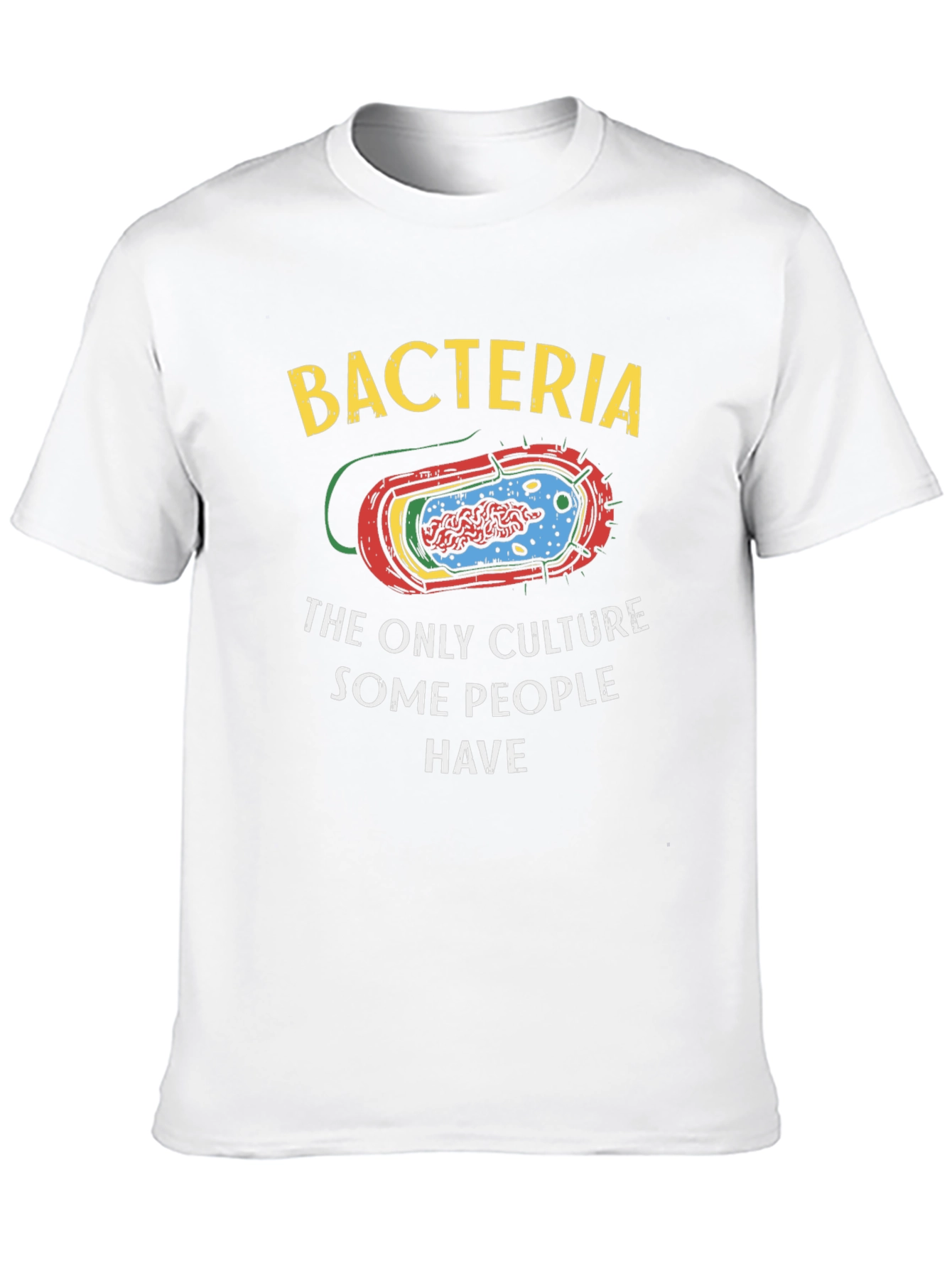 Black Bacteria Culture Humor T-Shirt view 10