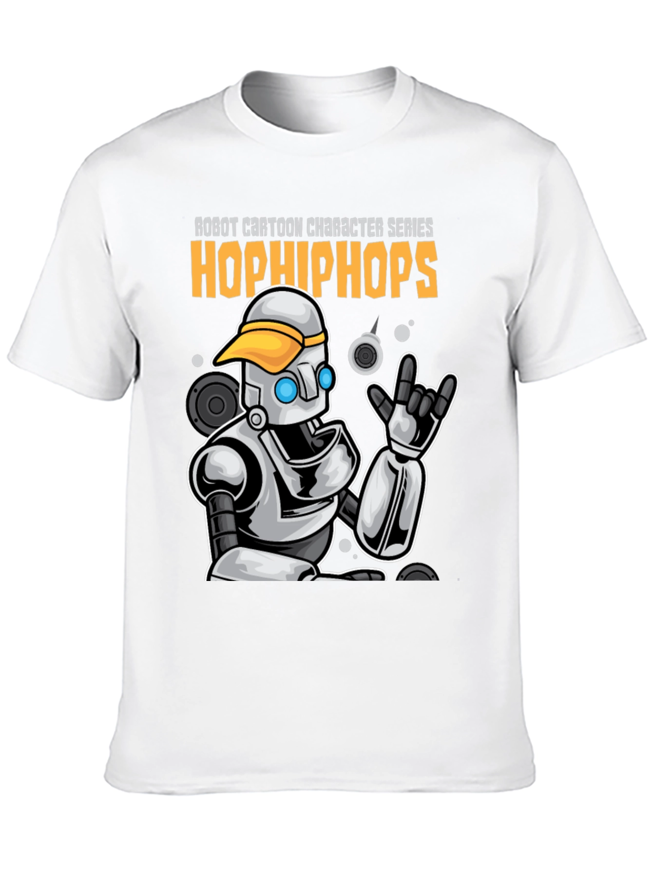 Robot Cartoon T-Shirt - Hop Hip Hops Series - 10