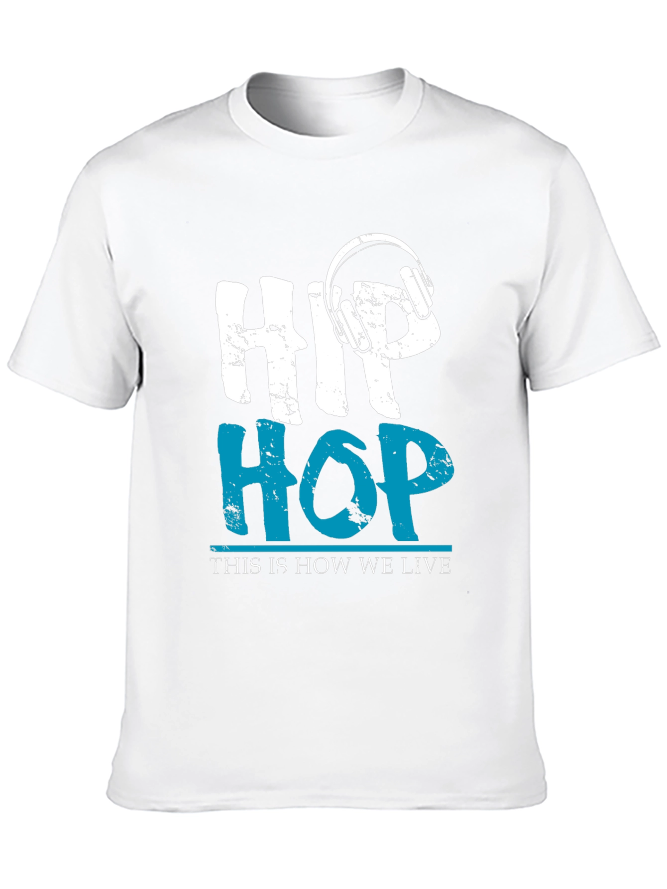 Hip Hop Headphones Graphic T-Shirt - 10