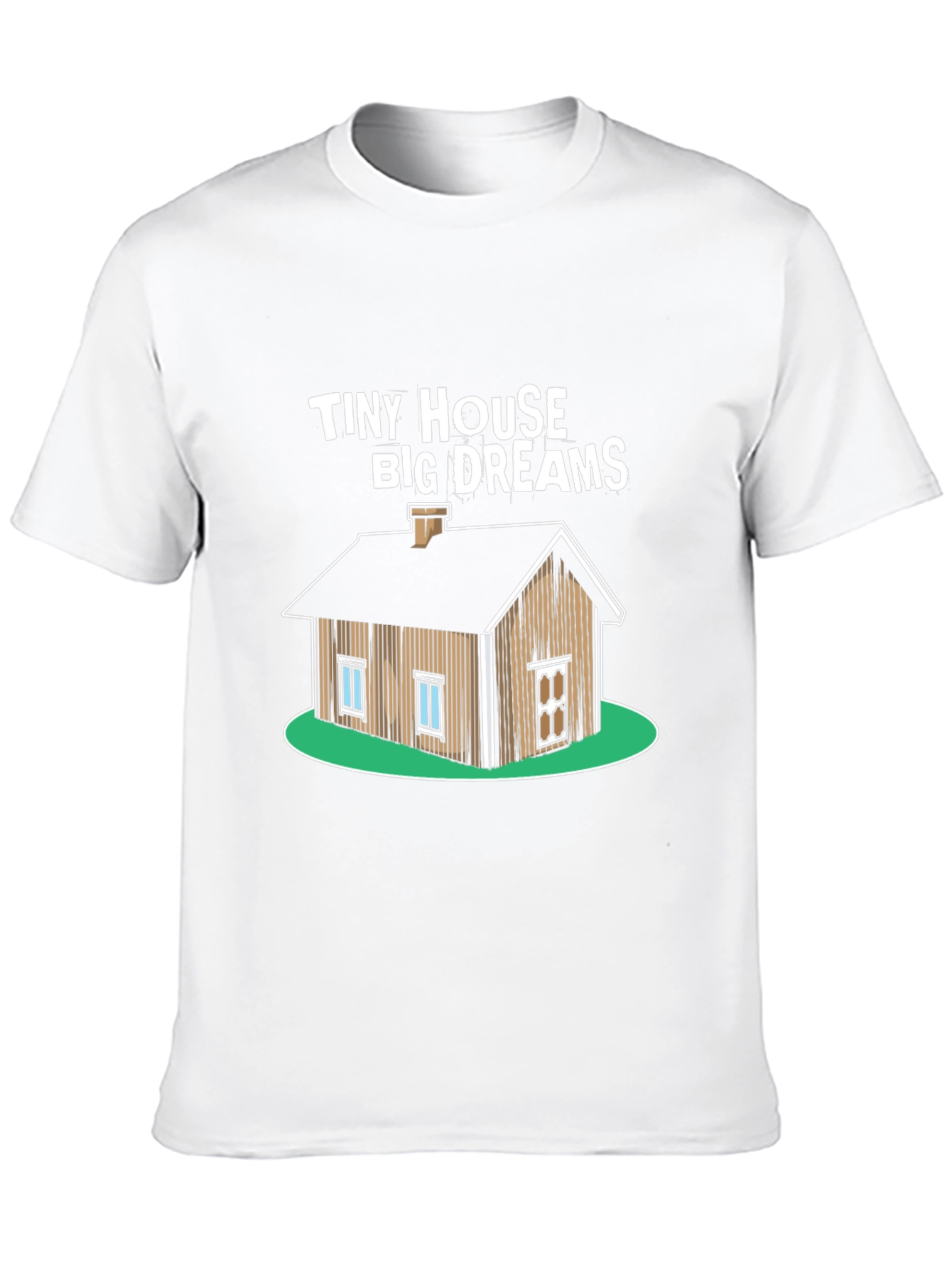 Black Tiny House Big Dreams Graphic T-Shirt view 10