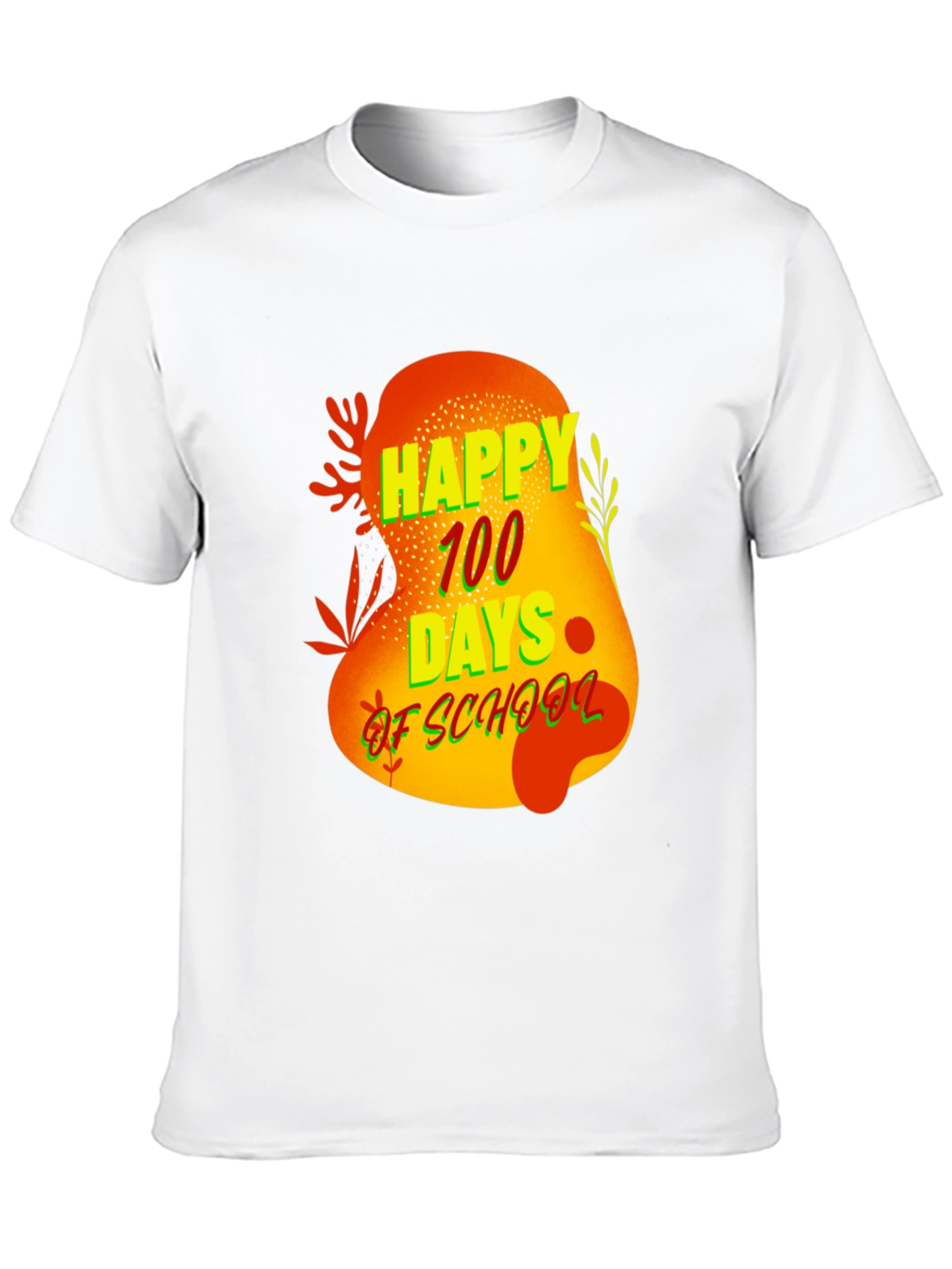 Black Happy 100 Days of School T-Shirt view 10