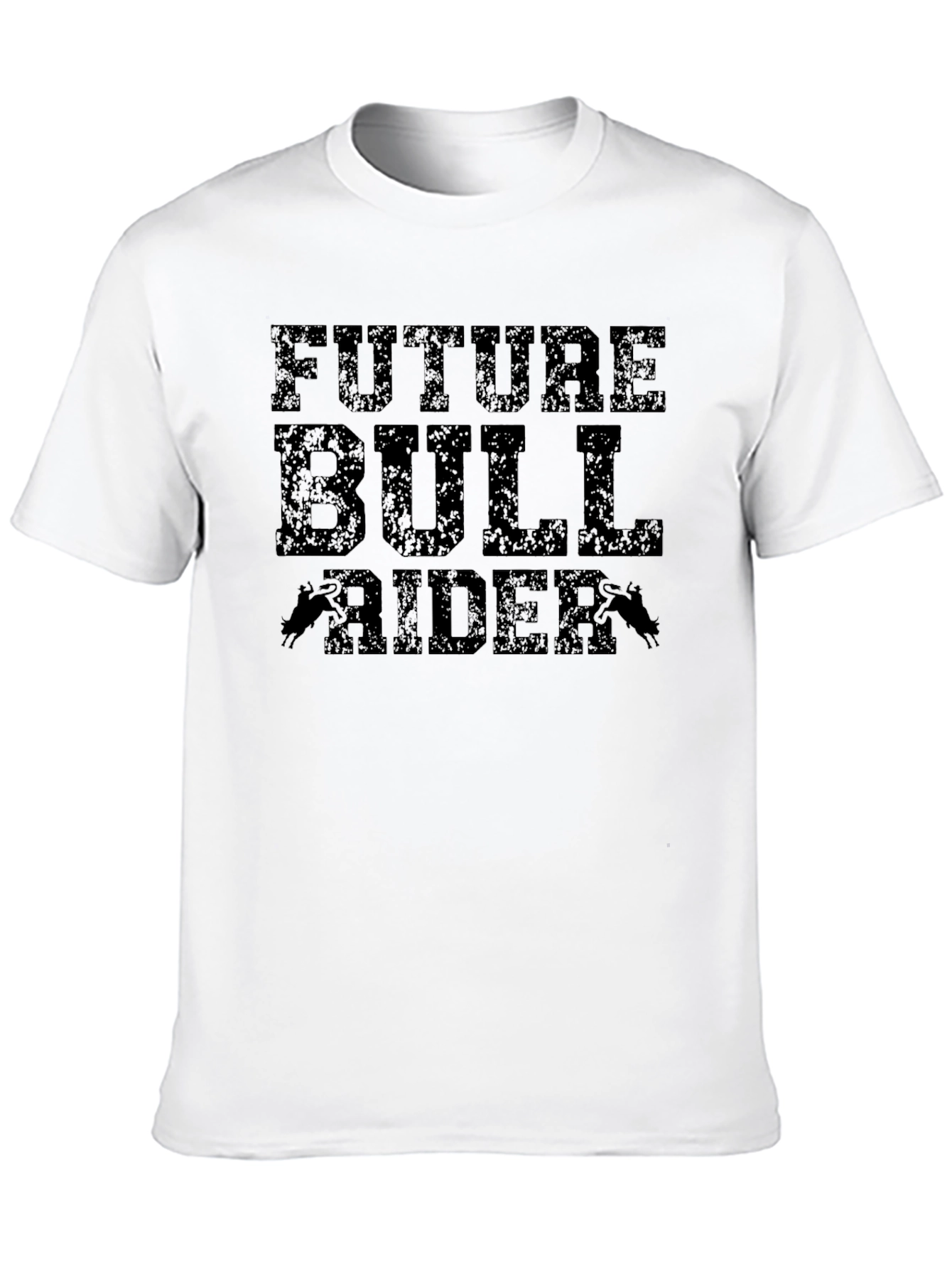 Black Future Bull Rider Black Graphic Tee view 10