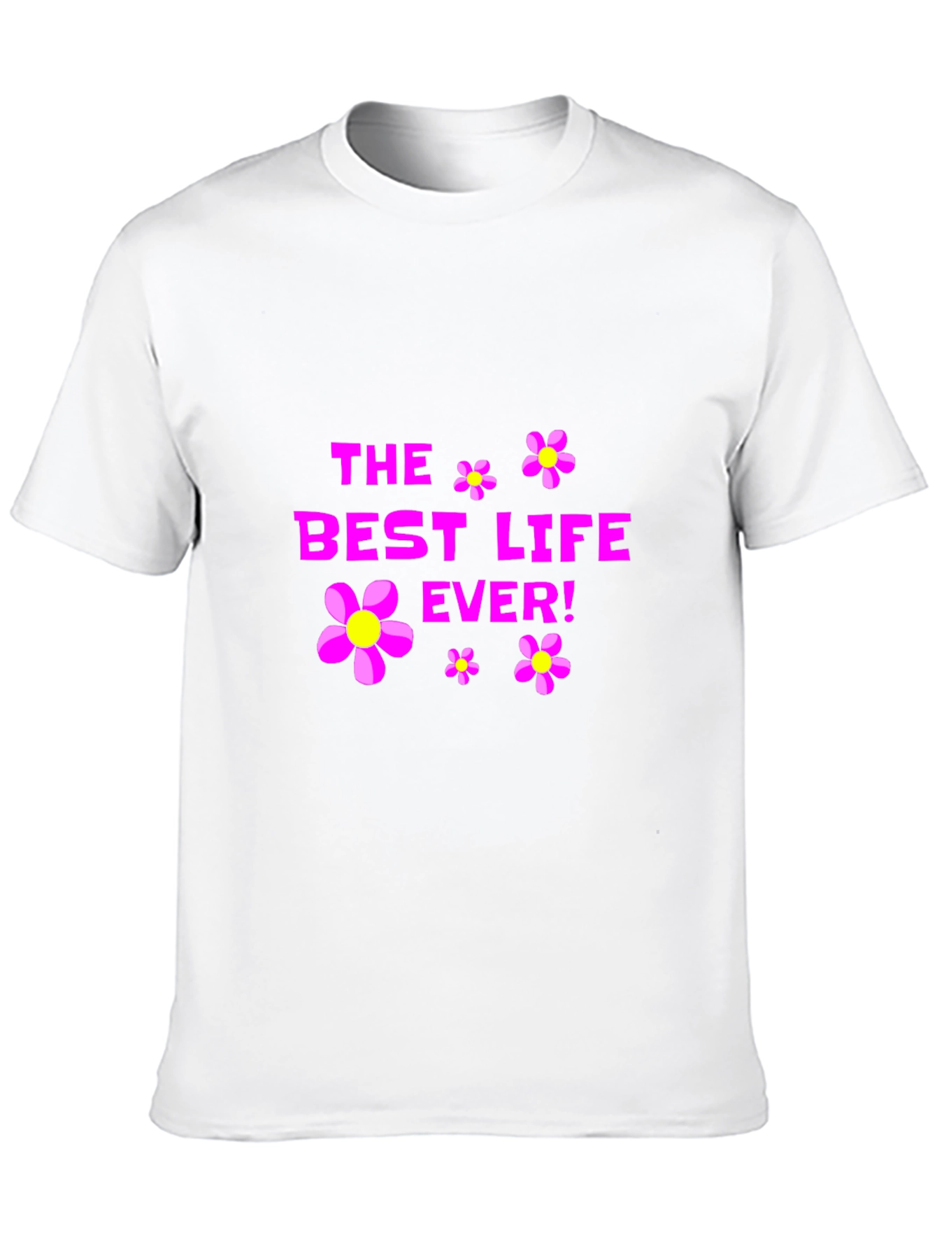 Black The Best Life Ever! Graphic T-Shirt view 10