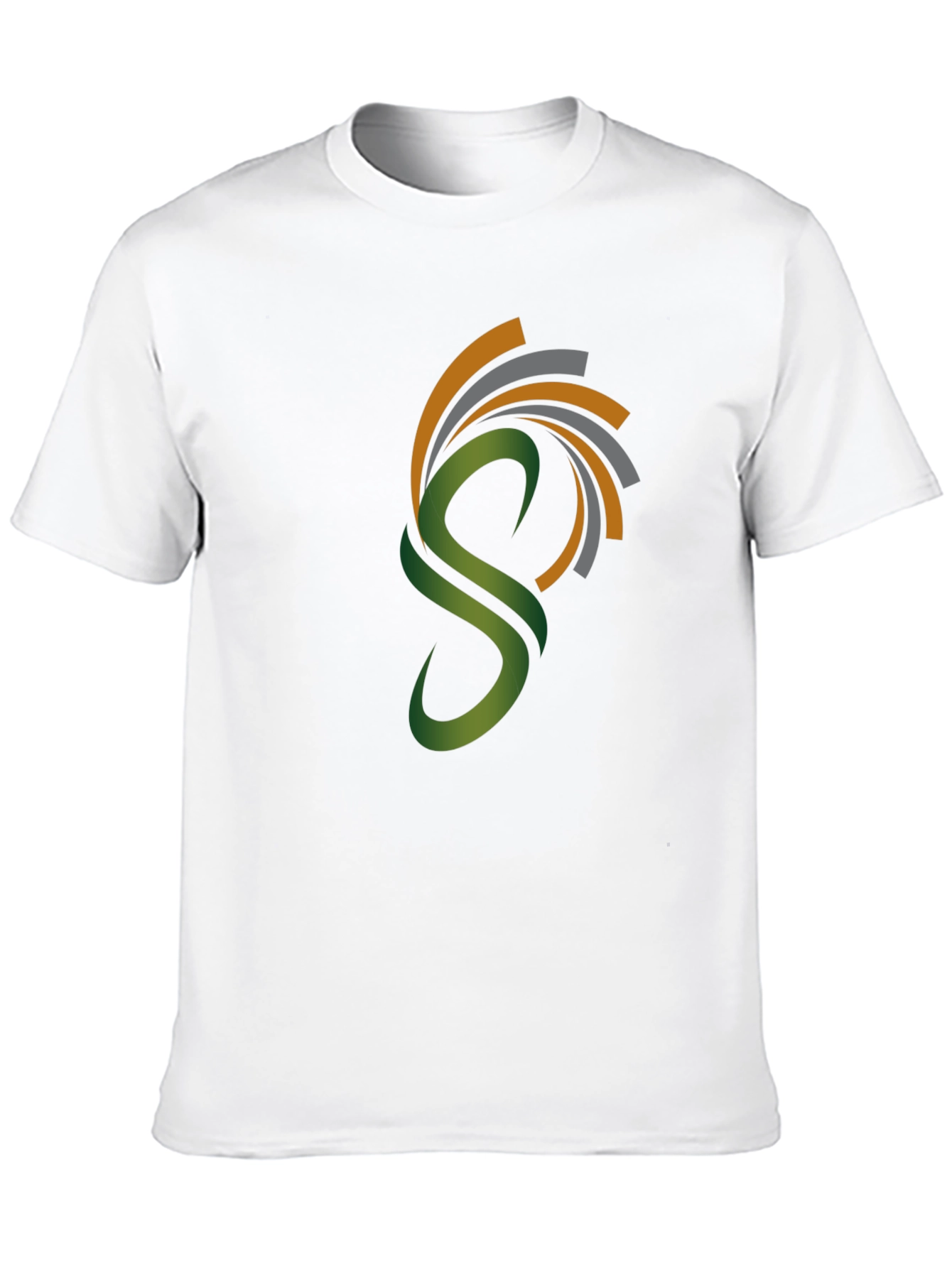 Black Modern Graphic Print Black T-Shirt view 10