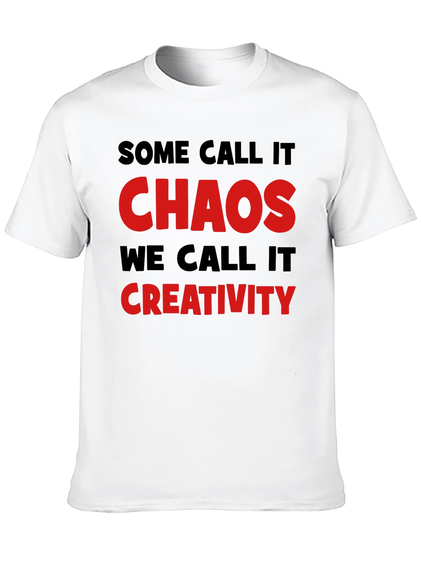 Black Chaos Creativity Graphic Tee - Black view 10