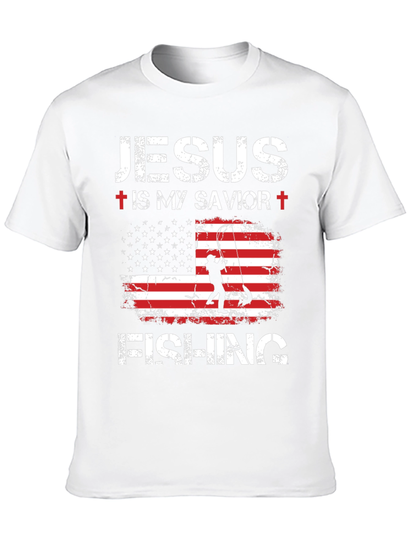 Jesus is My Savior Fishing T-Shirt - 10