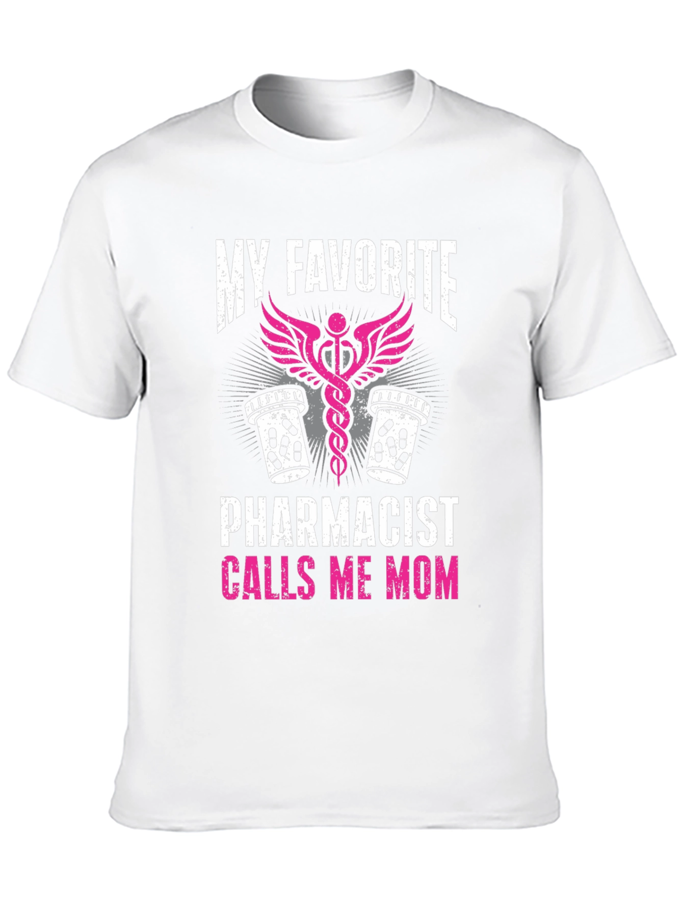 Black My Favorite Pharmacist Calls Me Mom T-Shirt view 10