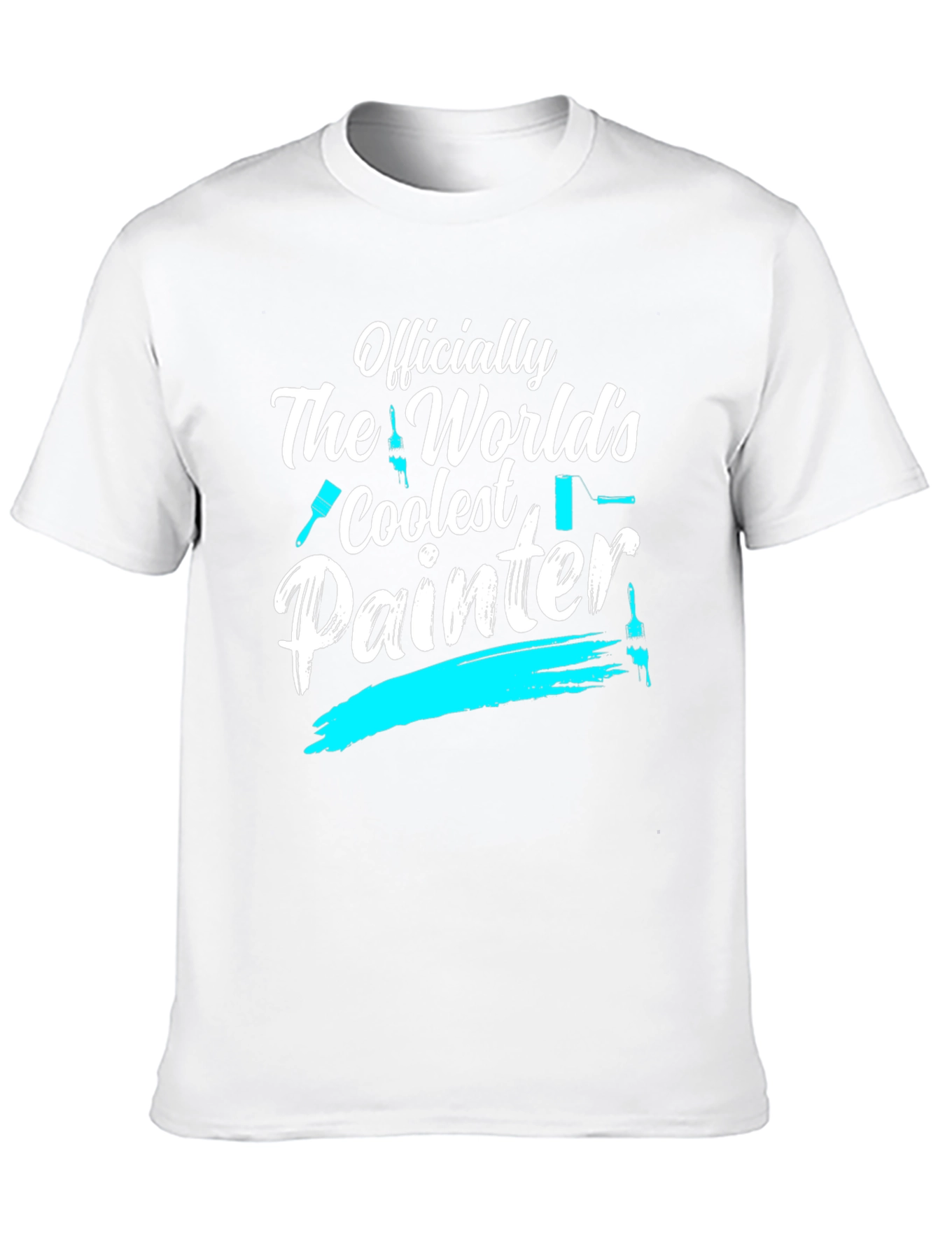 Black Coolest Painter T-Shirt view 10