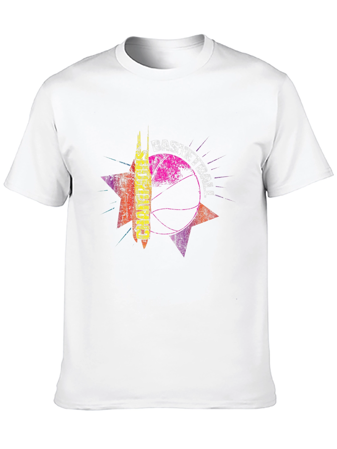 Black Retro Basketball Champions Graphic Tee view 10