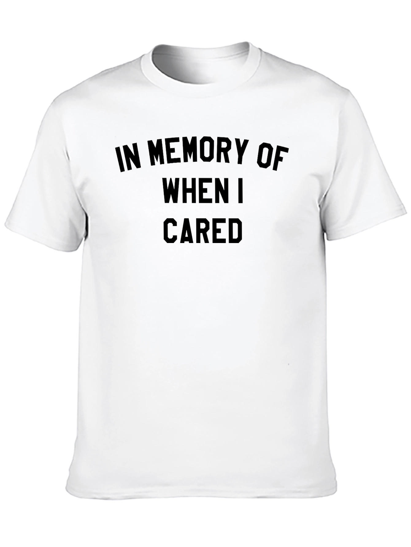 Black In Memory Of Funny Graphic T-Shirt view 10