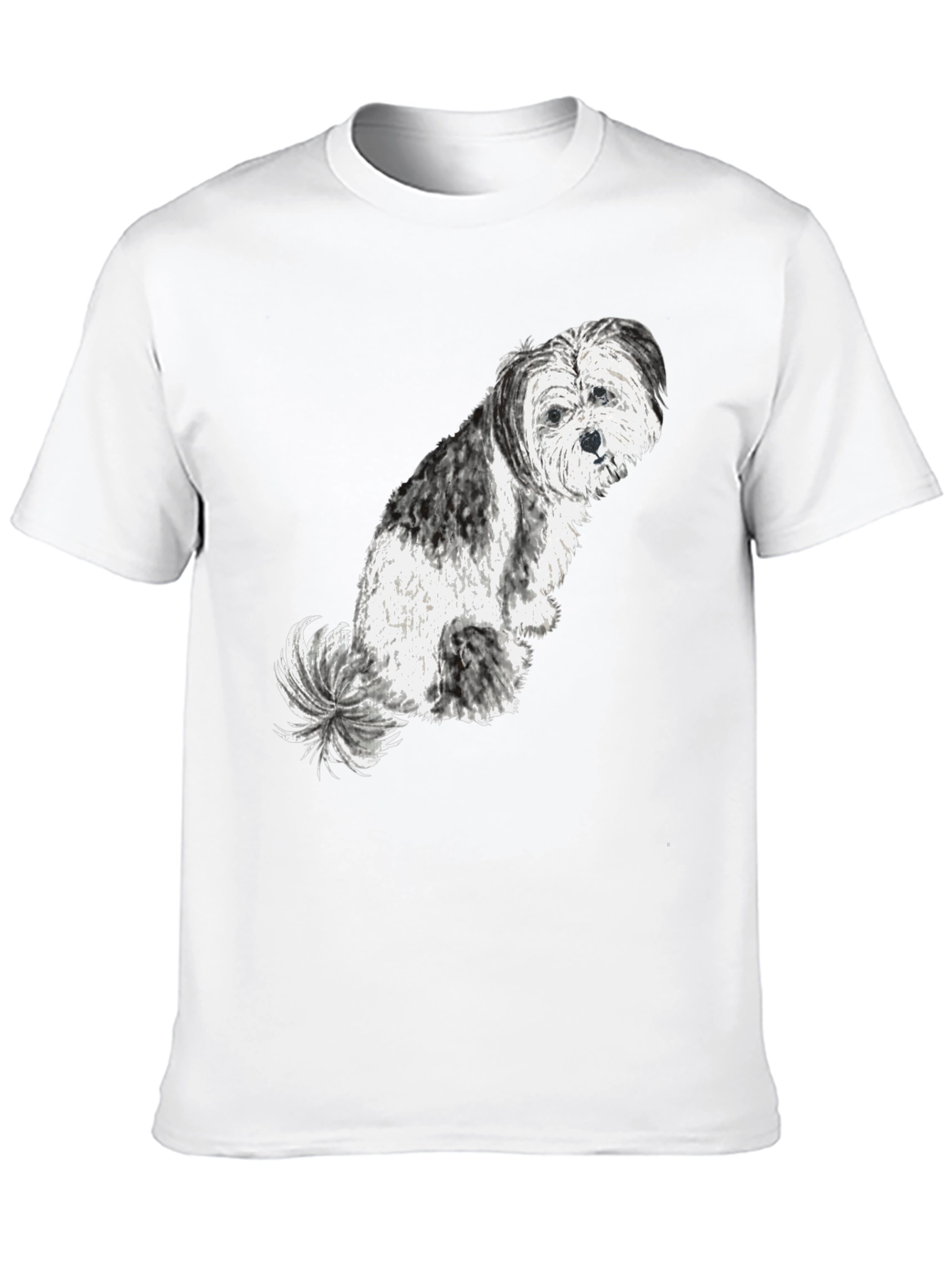 Black Dog Lover Tee - Cute Shih Tzu Graphic T-Shirt view 10
