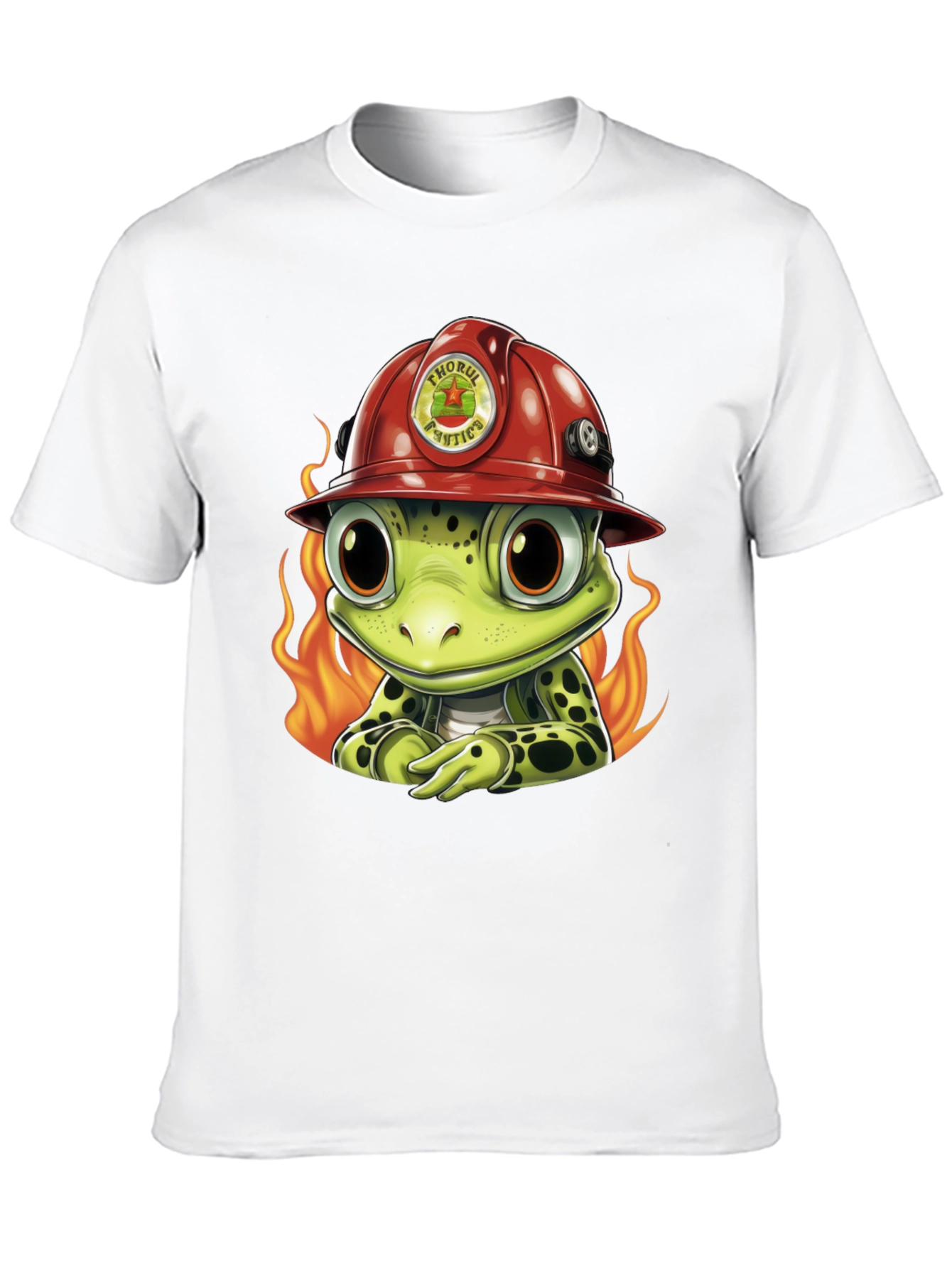 Black Frog Firefighter T-Shirt view 10
