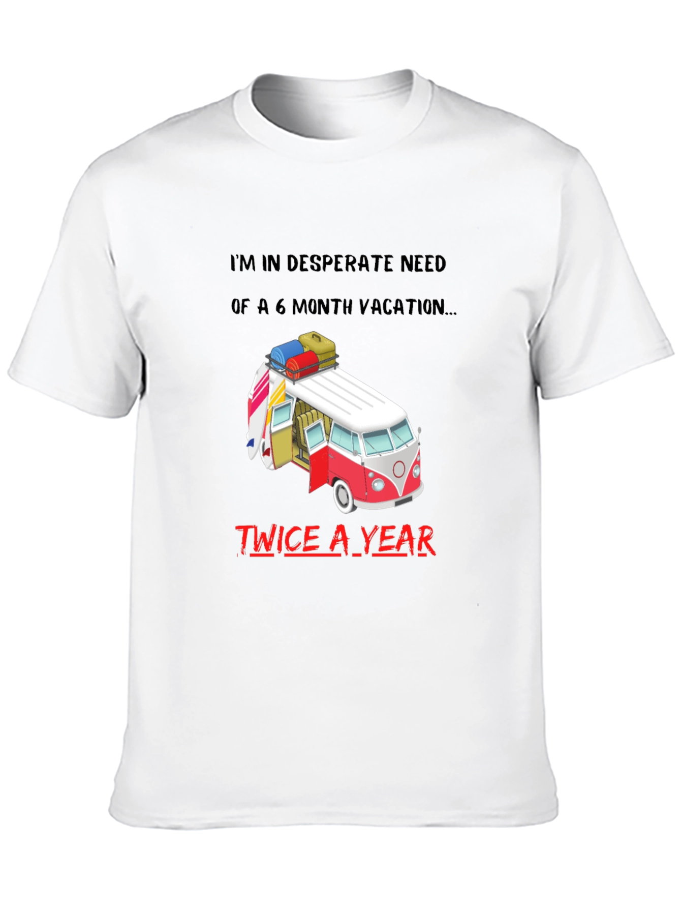 Black Vacation Needed Graphic Tee - Beach Lover T-Shirt view 10