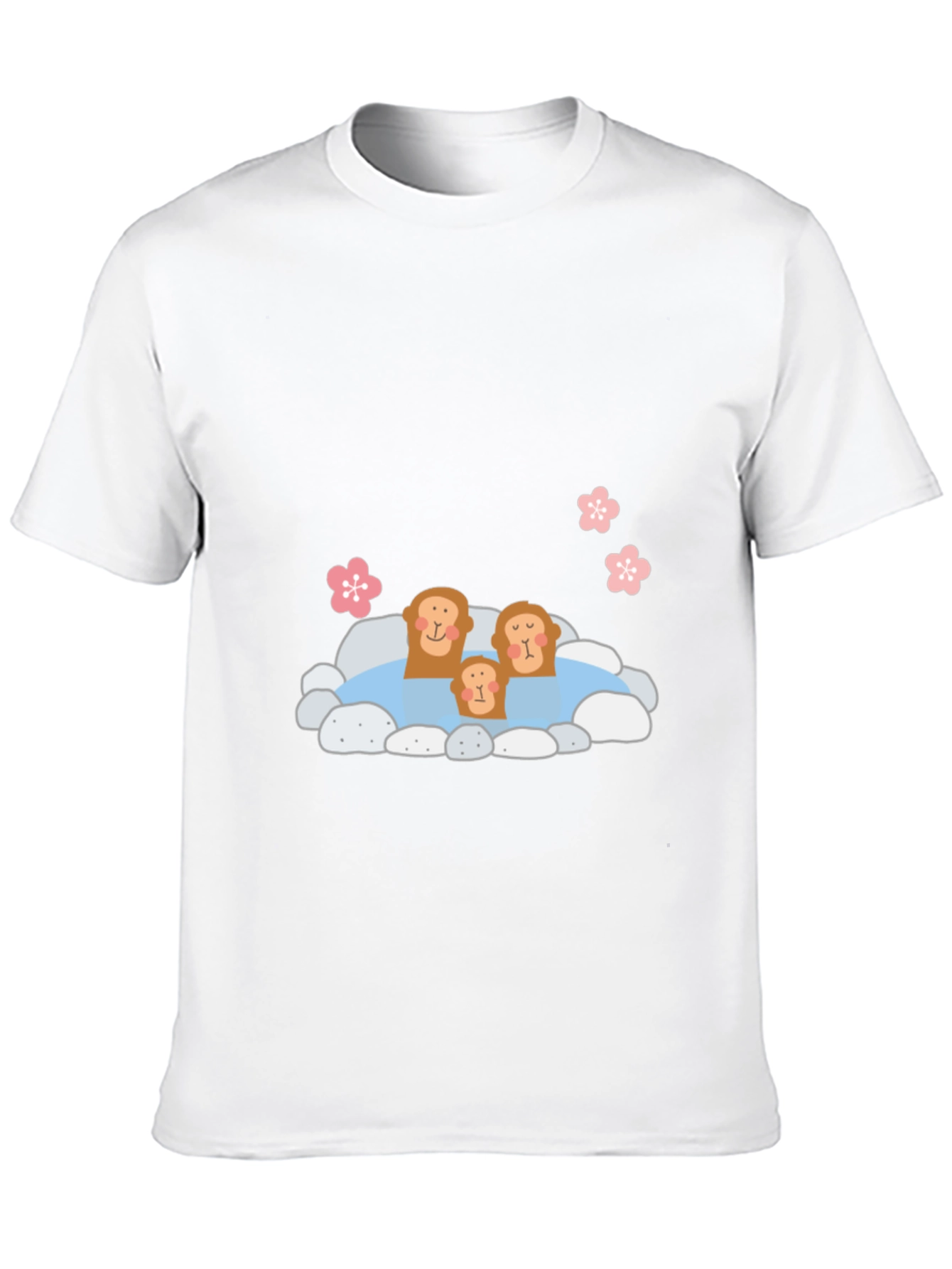 Black Monkey Hot Spring T-Shirt - Cozy & Cute view 10