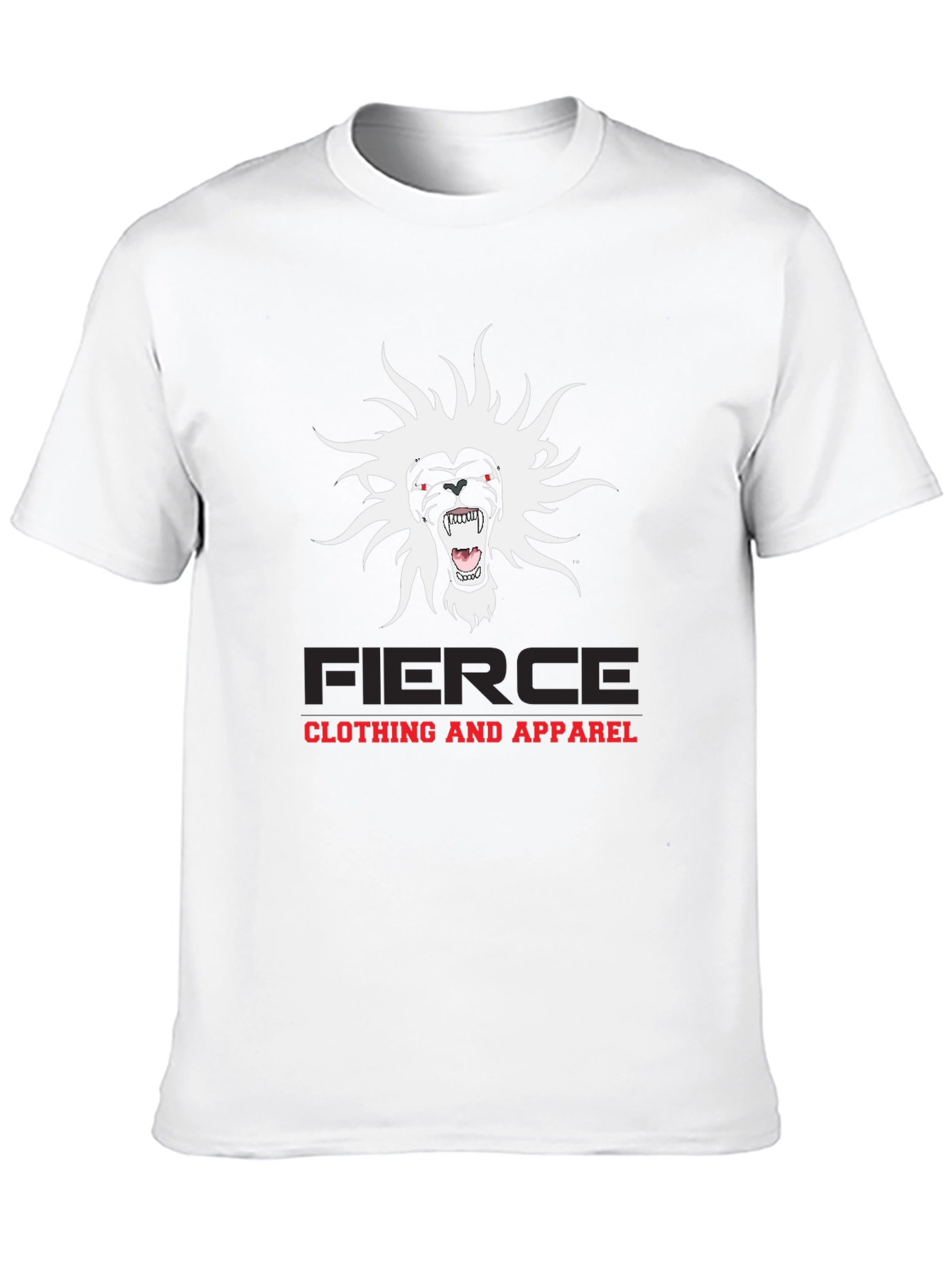 Black Fierce Graphic Tee - Black Cotton Blend view 10