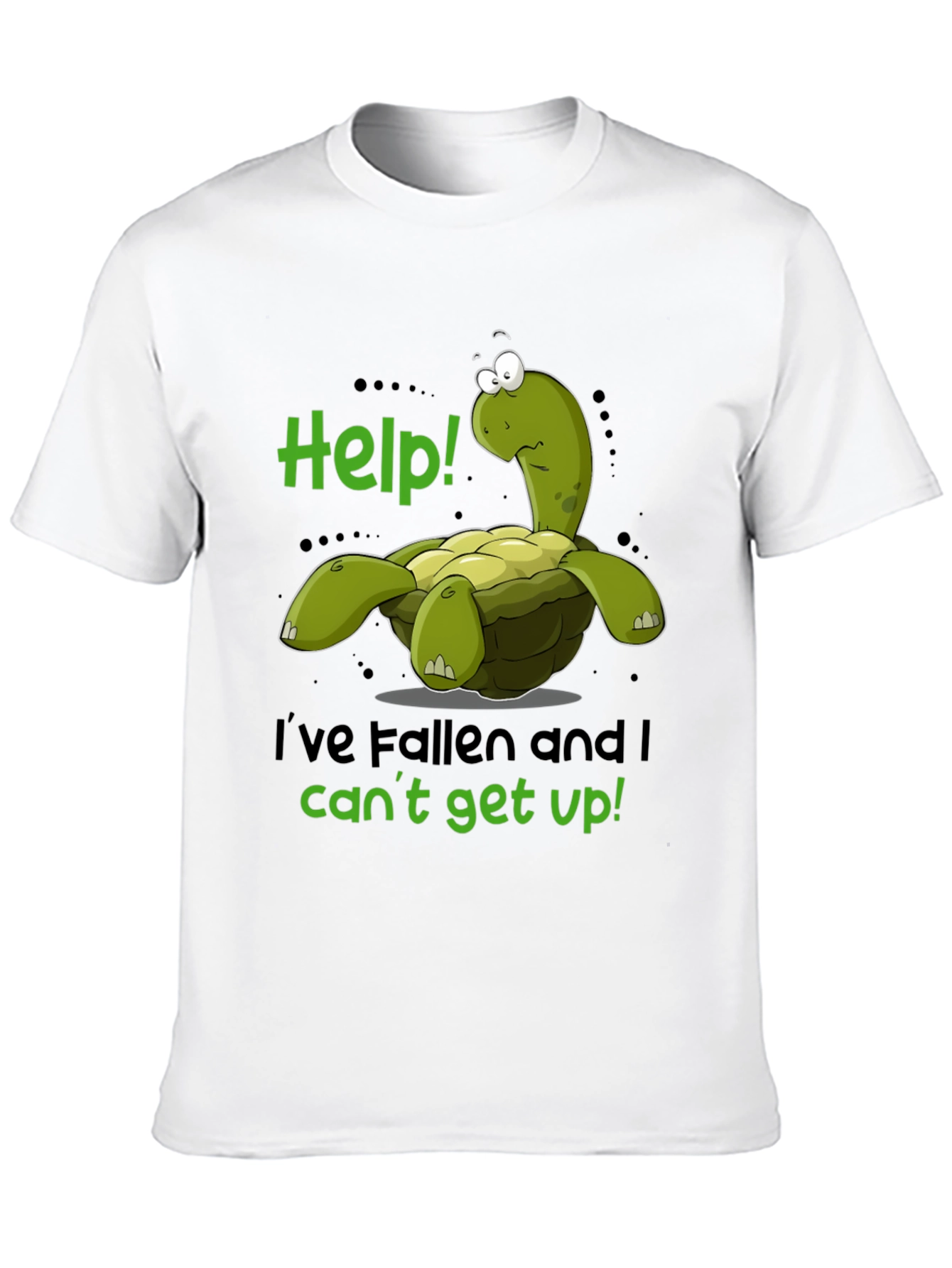 Black Help! Turtle T-Shirt view 10