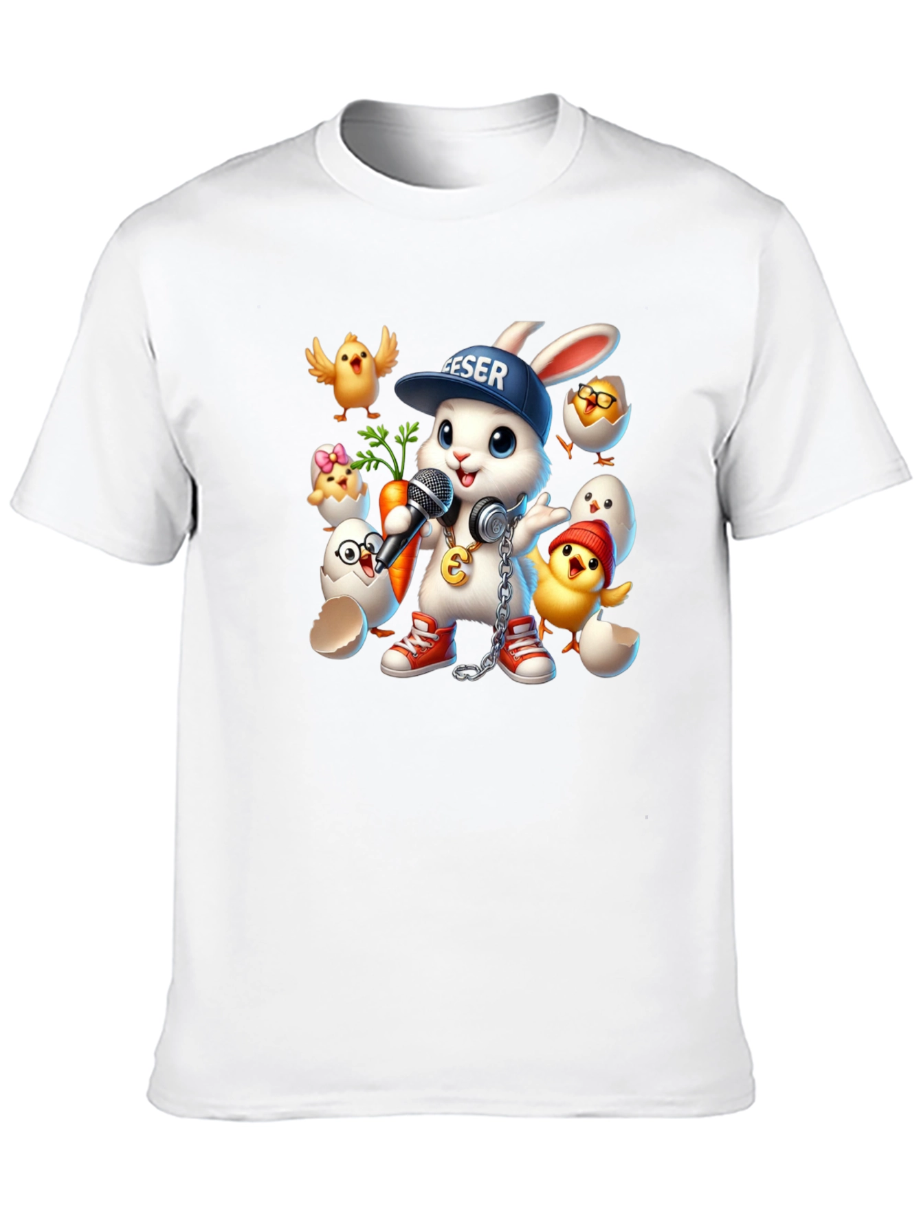 Black Bunny Rapper Graphic Tee view 10