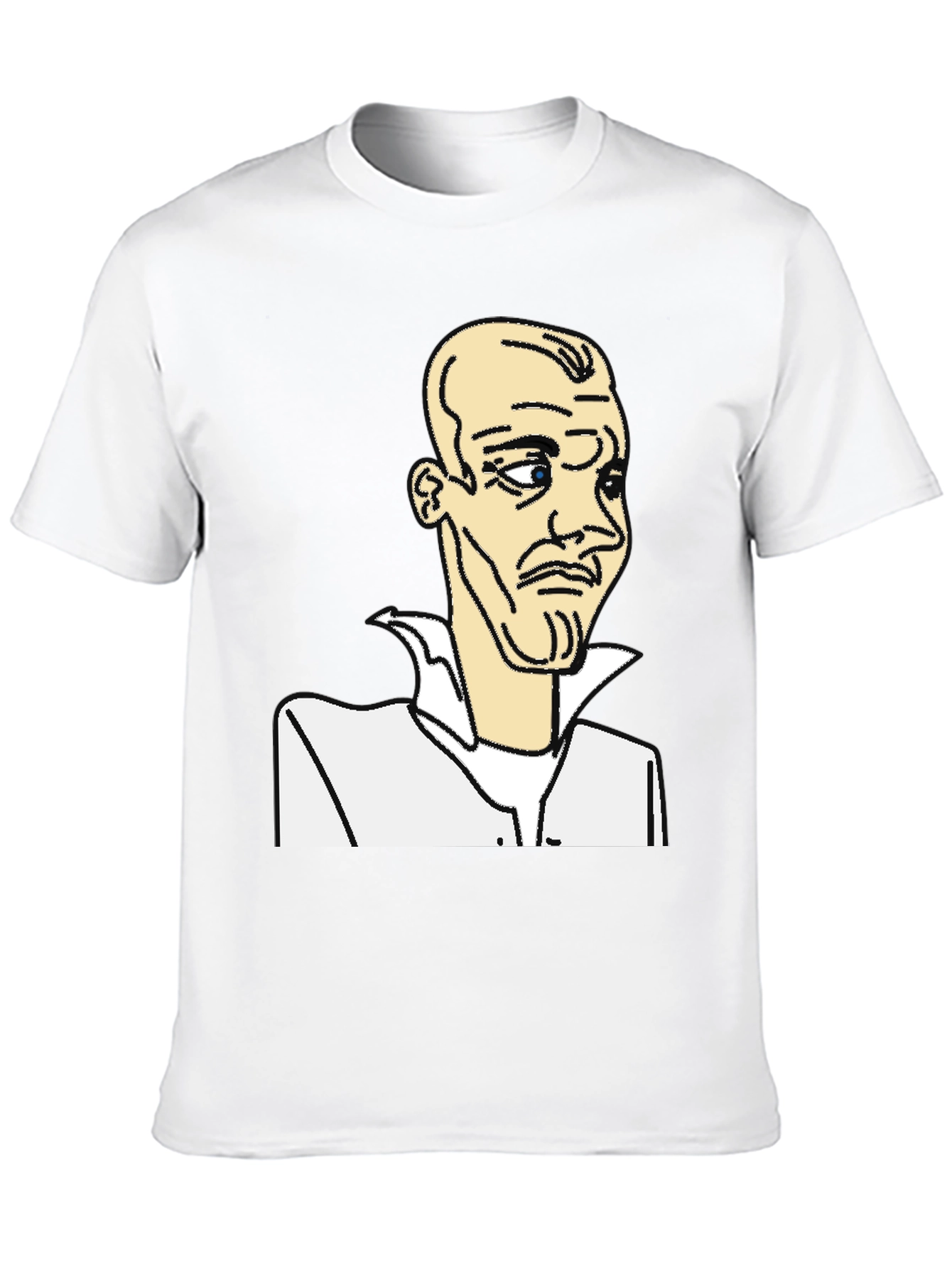 Black Cartoon Character Graphic Black T-Shirt view 10