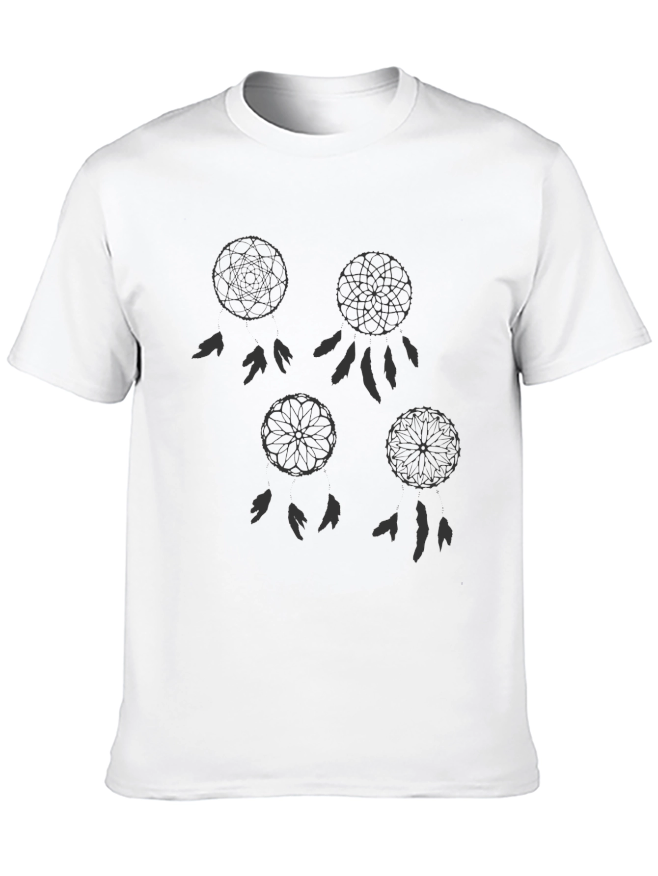 Black Dreamcatcher Graphic Tee - Stylish Comfort view 10
