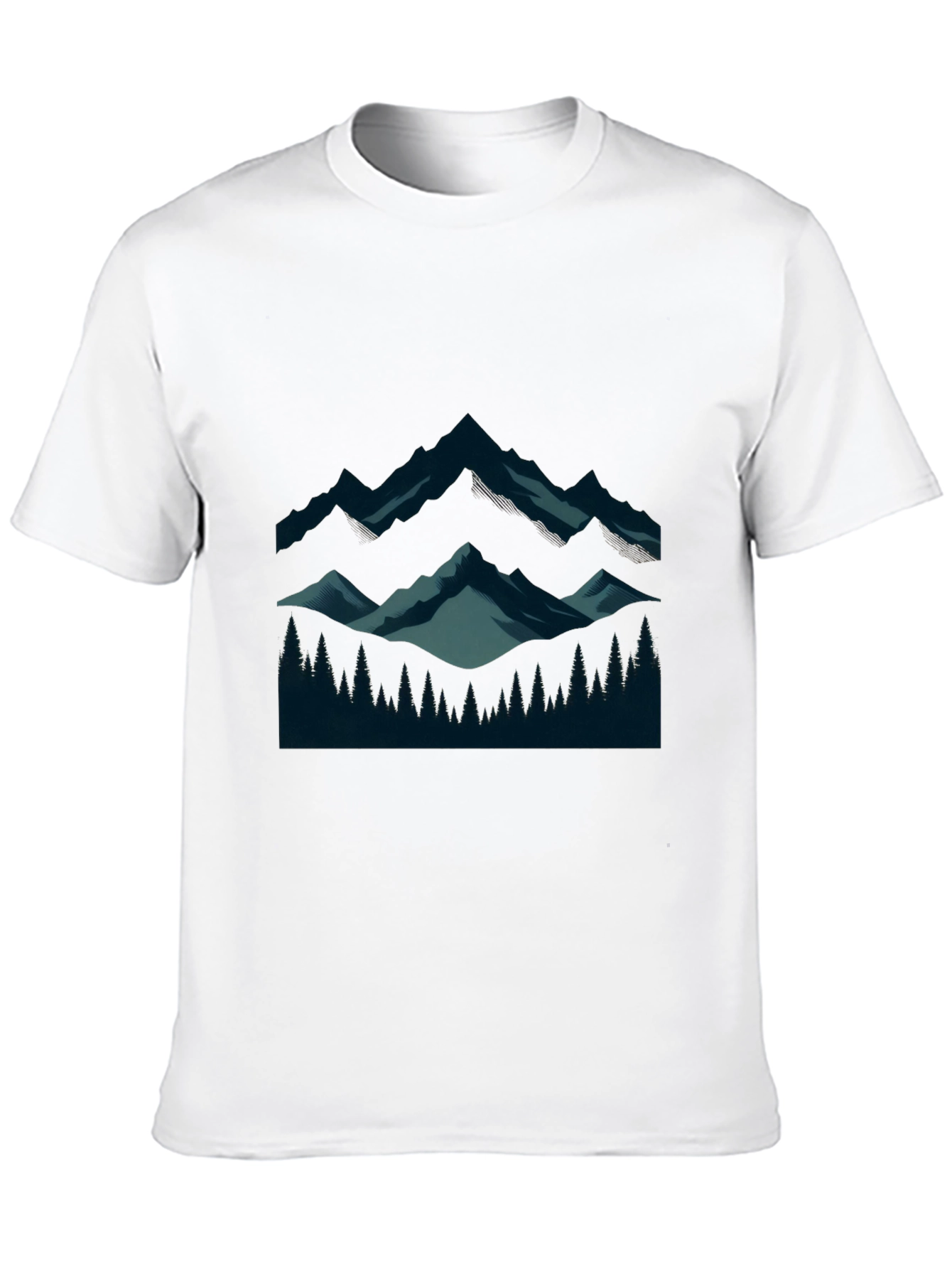 Black Mountain Vista Graphic Tee - Soft Cotton Comfort view 10