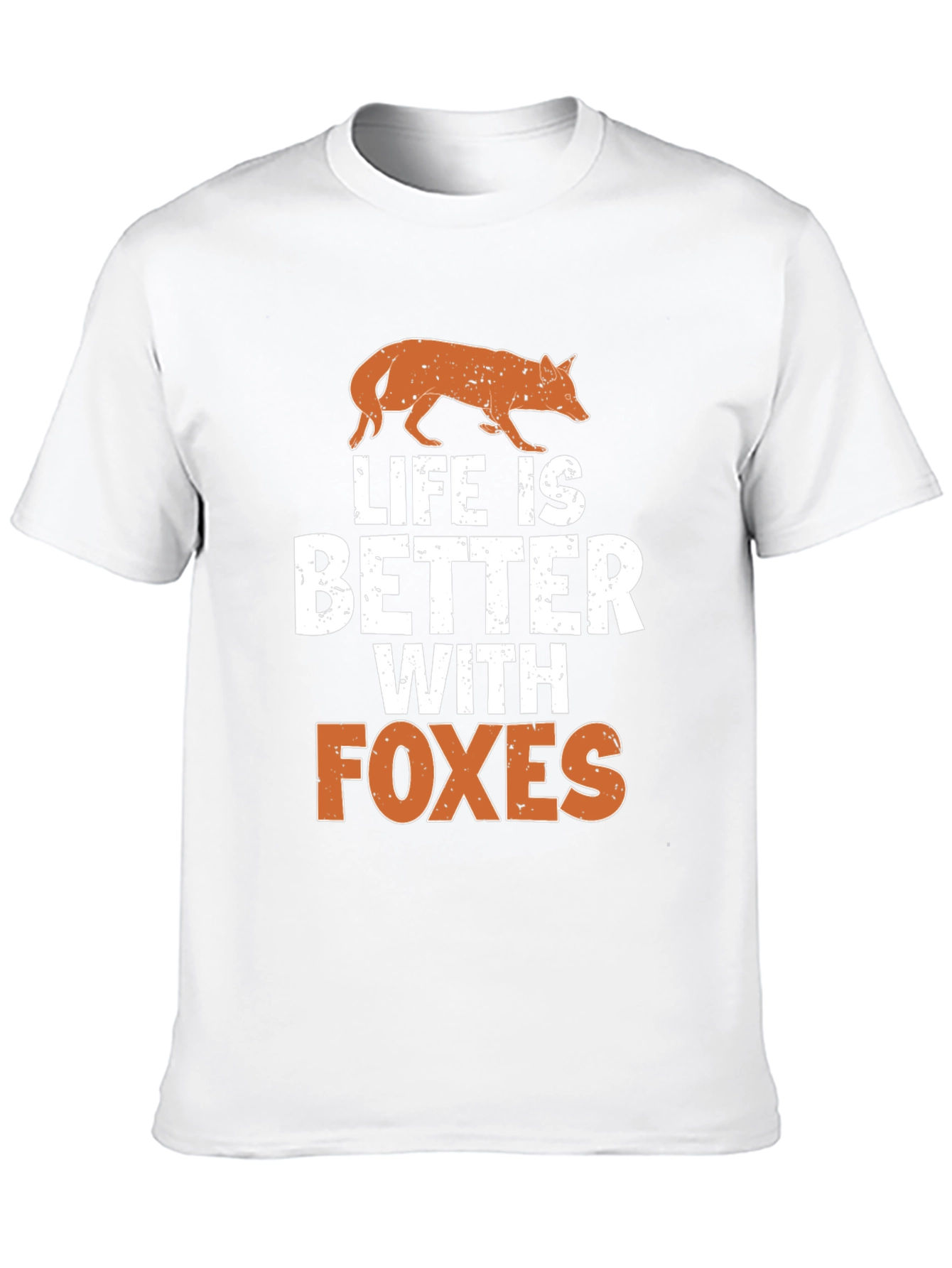 Black Life is Better with Foxes Graphic Tee - Black view 10