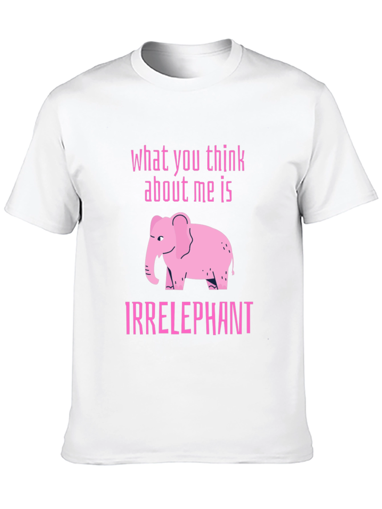 Black Irrelephant Graphic T-Shirt - Black Cotton Tee view 10