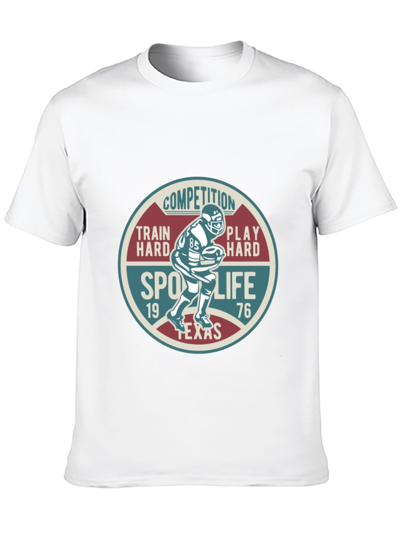 Black Sport Life Graphic T-Shirt - Texas Football view 10