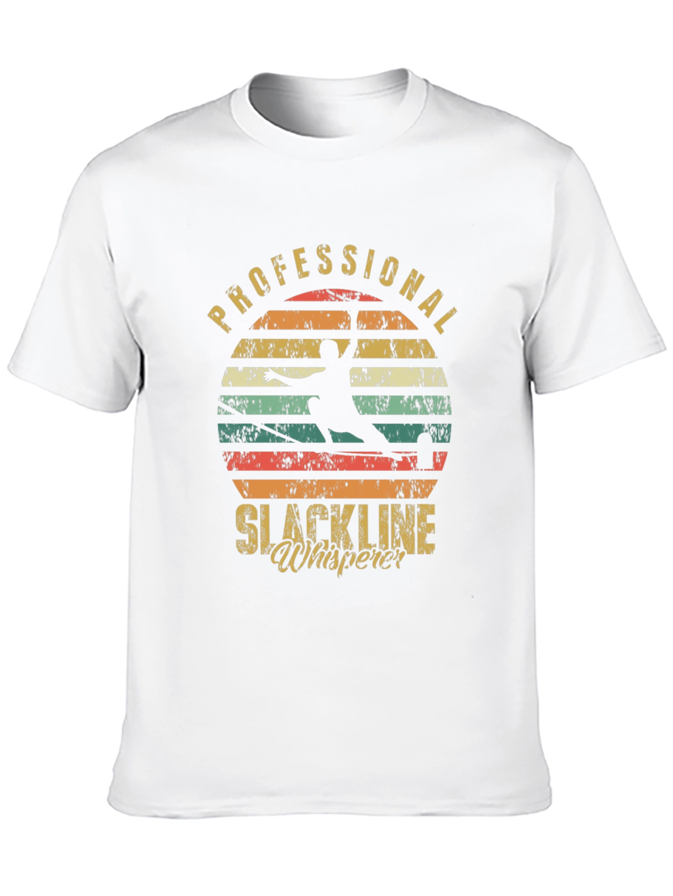 Black Professional Slackline Whisperer T-Shirt view 10