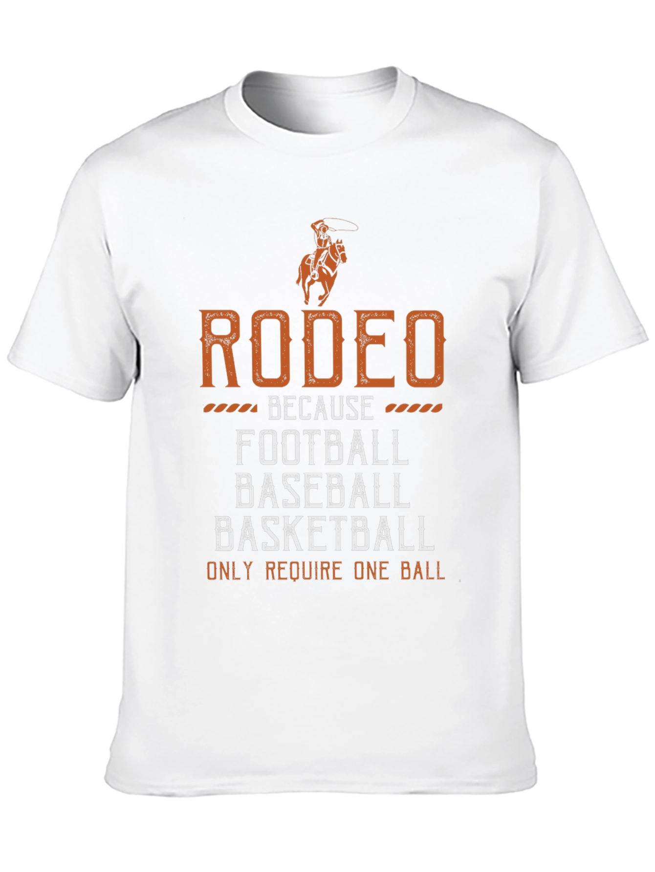 Black Rodeo One Ball T-Shirt - Cowboy Graphic Tee view 10