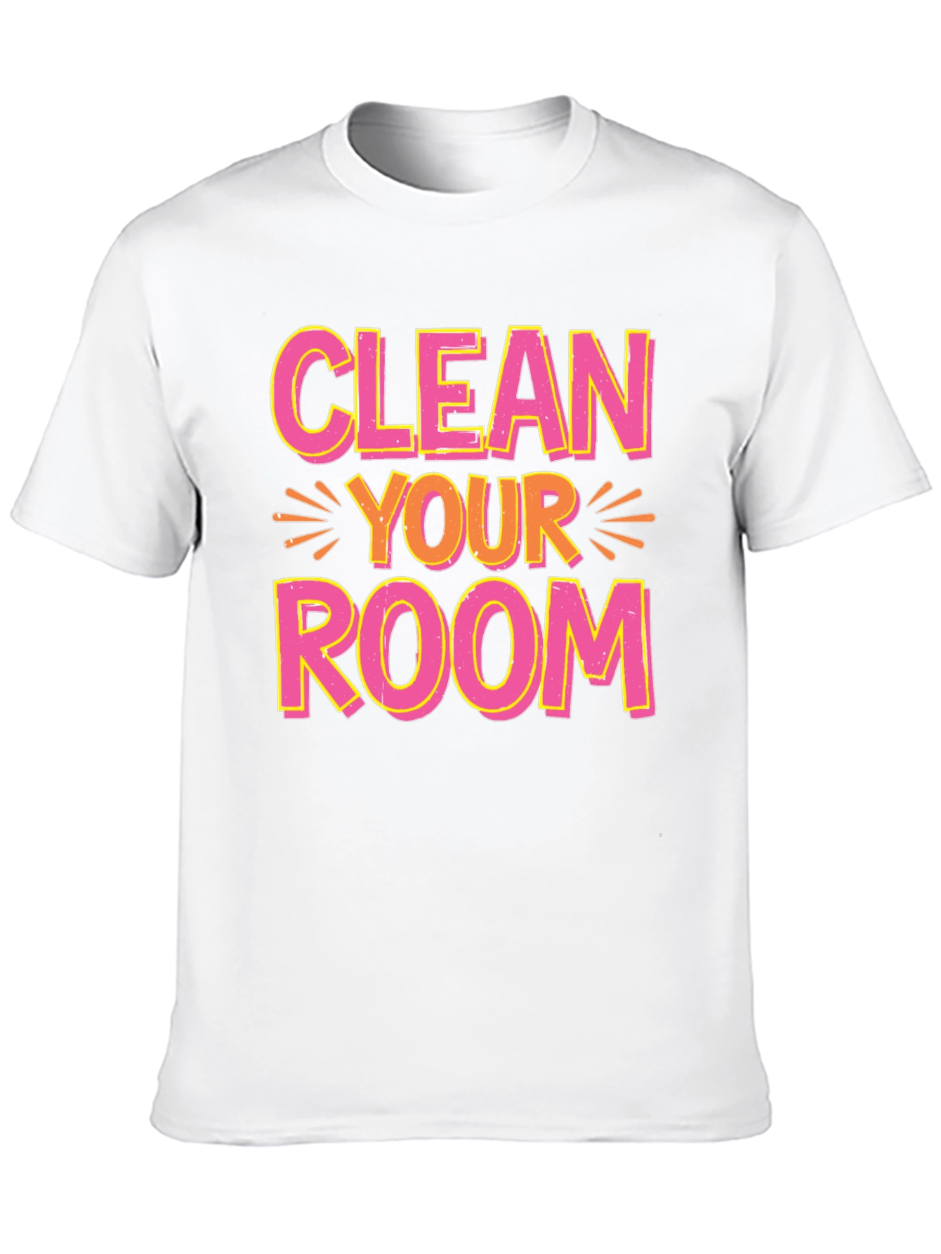 Black Clean Your Room Graphic Tee view 10
