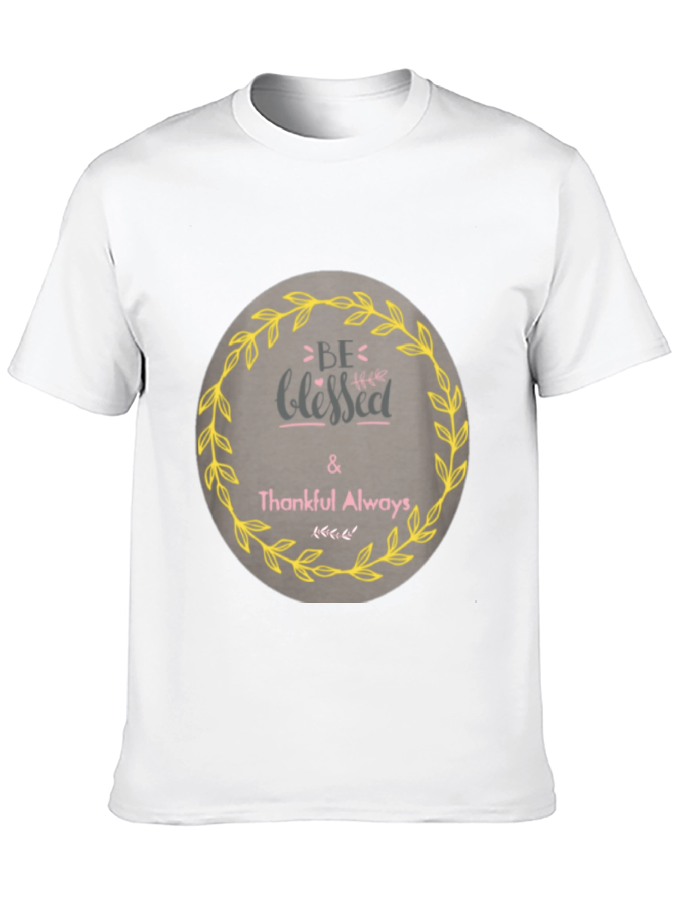 Black Be Blessed & Thankful Graphic T-Shirt view 10