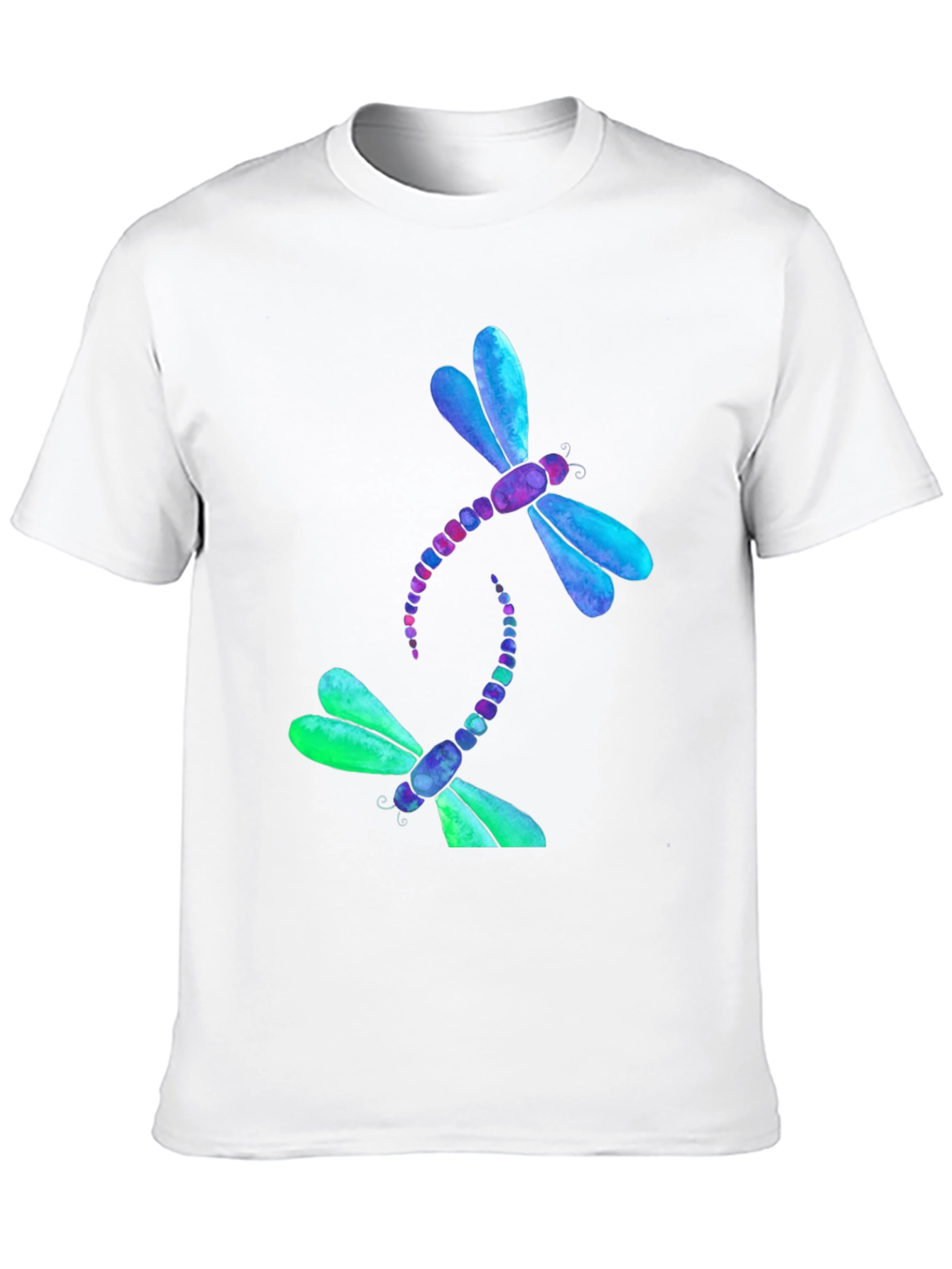 Black Dragonfly Graphic Tee - Men's Black T-Shirt view 10