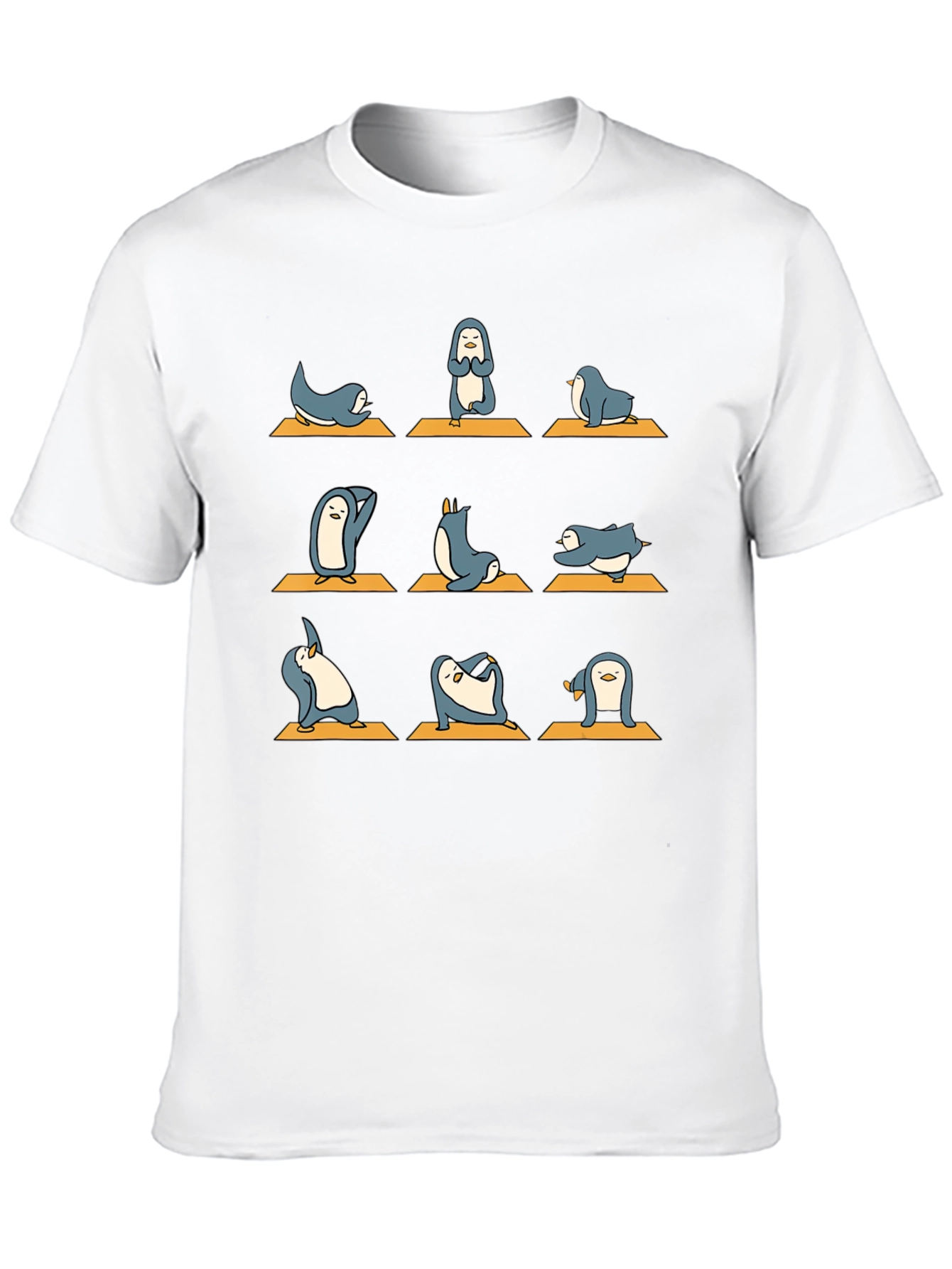 Black Yoga Penguin Graphic Tee view 10