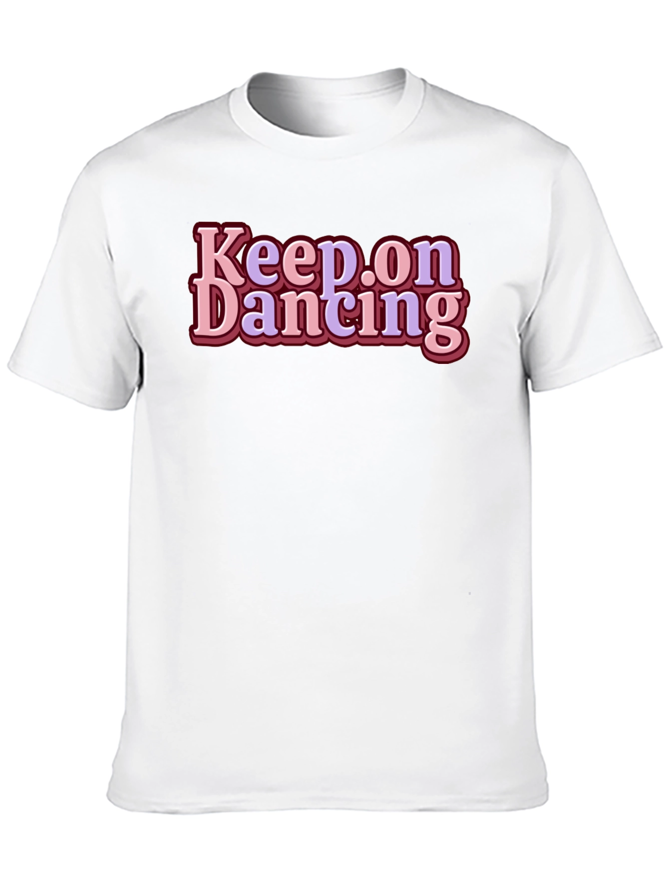Black Keep on Dancing Graphic Tee - Retro Style view 10