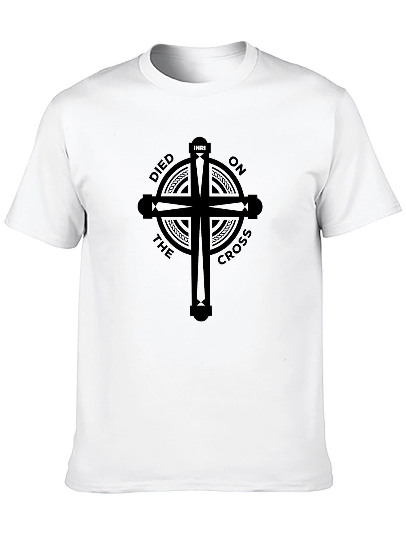 Black Died on the Cross Graphic T-Shirt view 10
