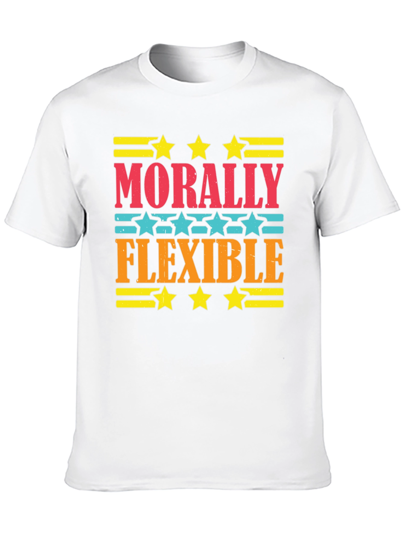 Black Morally Flexible Graphic Tee - Comfort Fit view 10