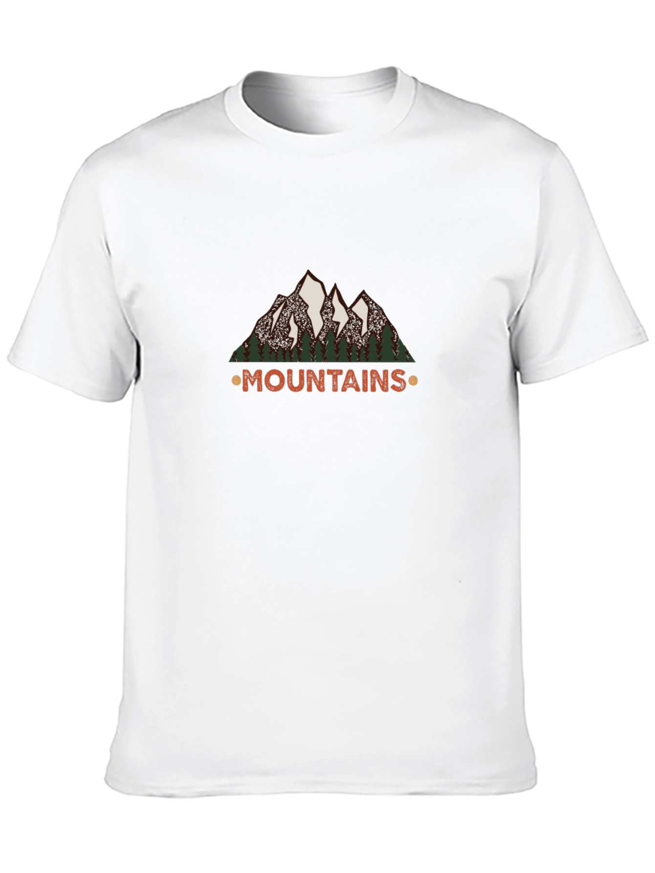 Black Mountains Graphic Tee - Black Short Sleeve Shirt view 10
