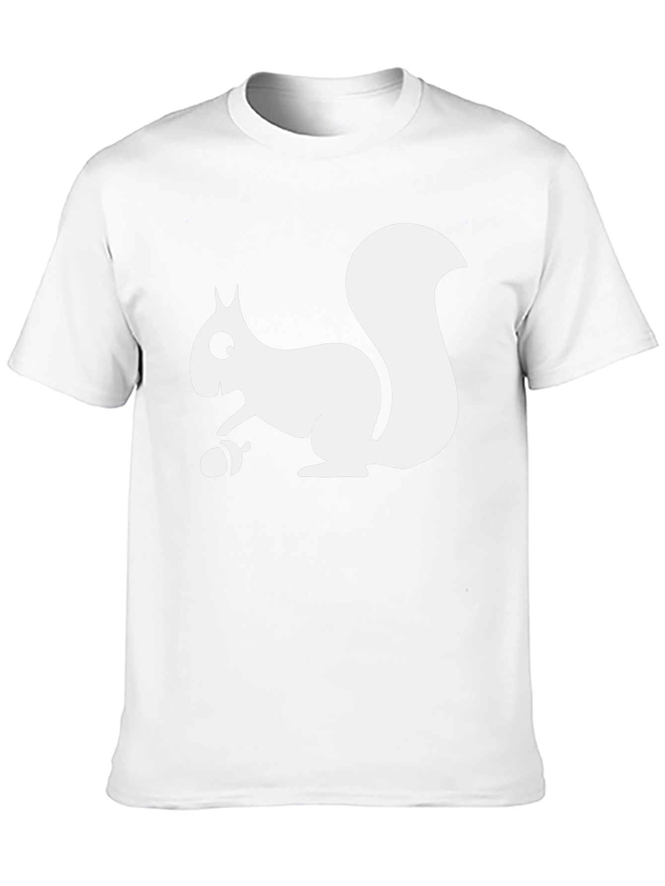 Black Squirrel Graphic Tee - Black Cotton T-Shirt view 10