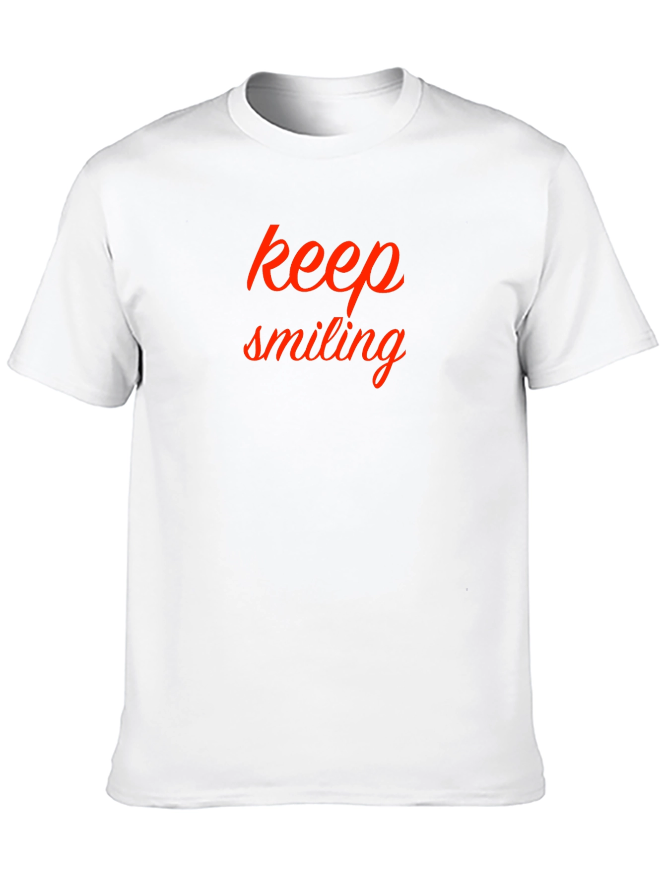 Black Keep Smiling Black Cotton Tee view 10