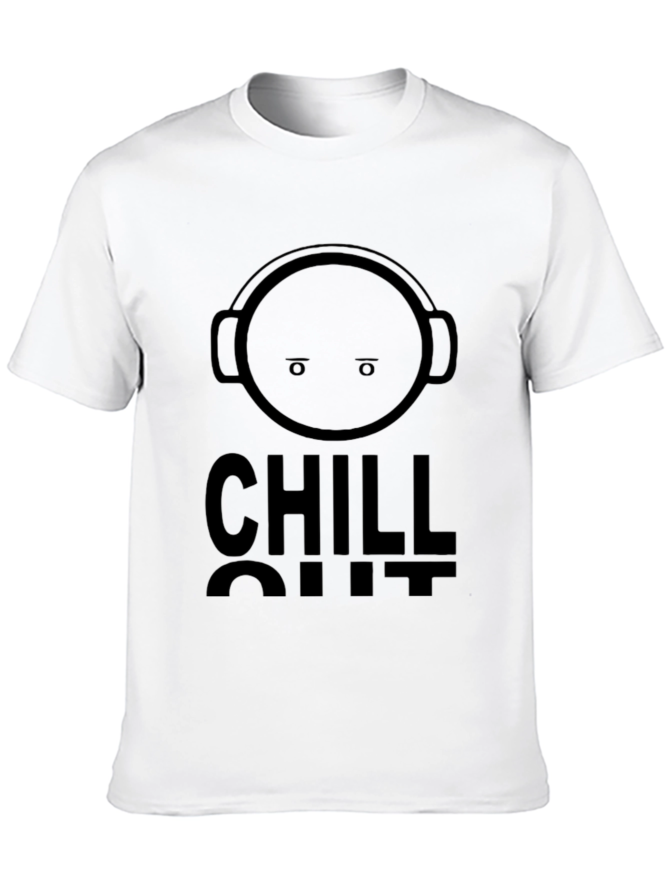 Black Chill Out Graphic T-Shirt - Relaxed Vibe view 10