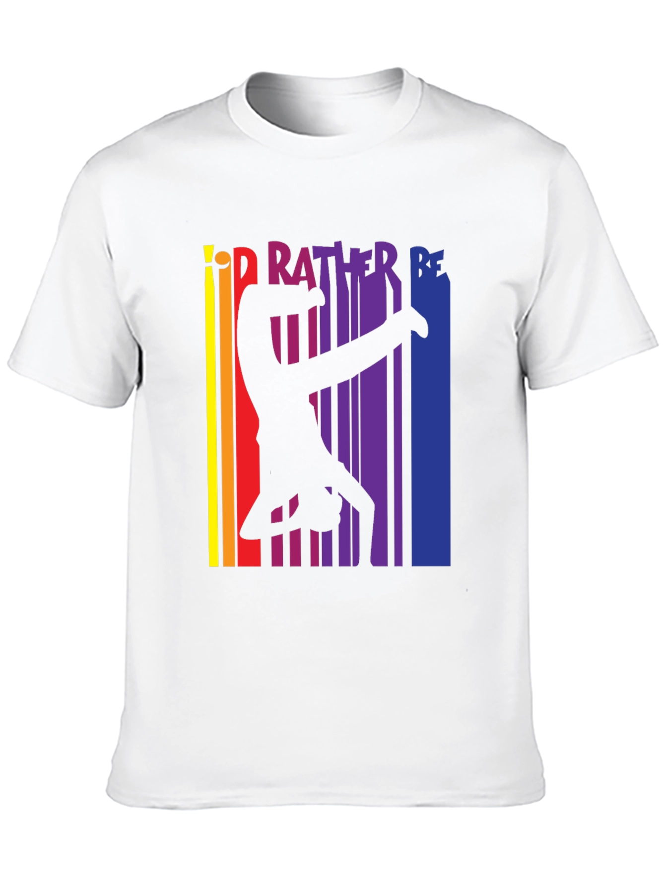 Black Gymnast Pride T-Shirt - I'd Rather Be Gymnastics Tee view 10