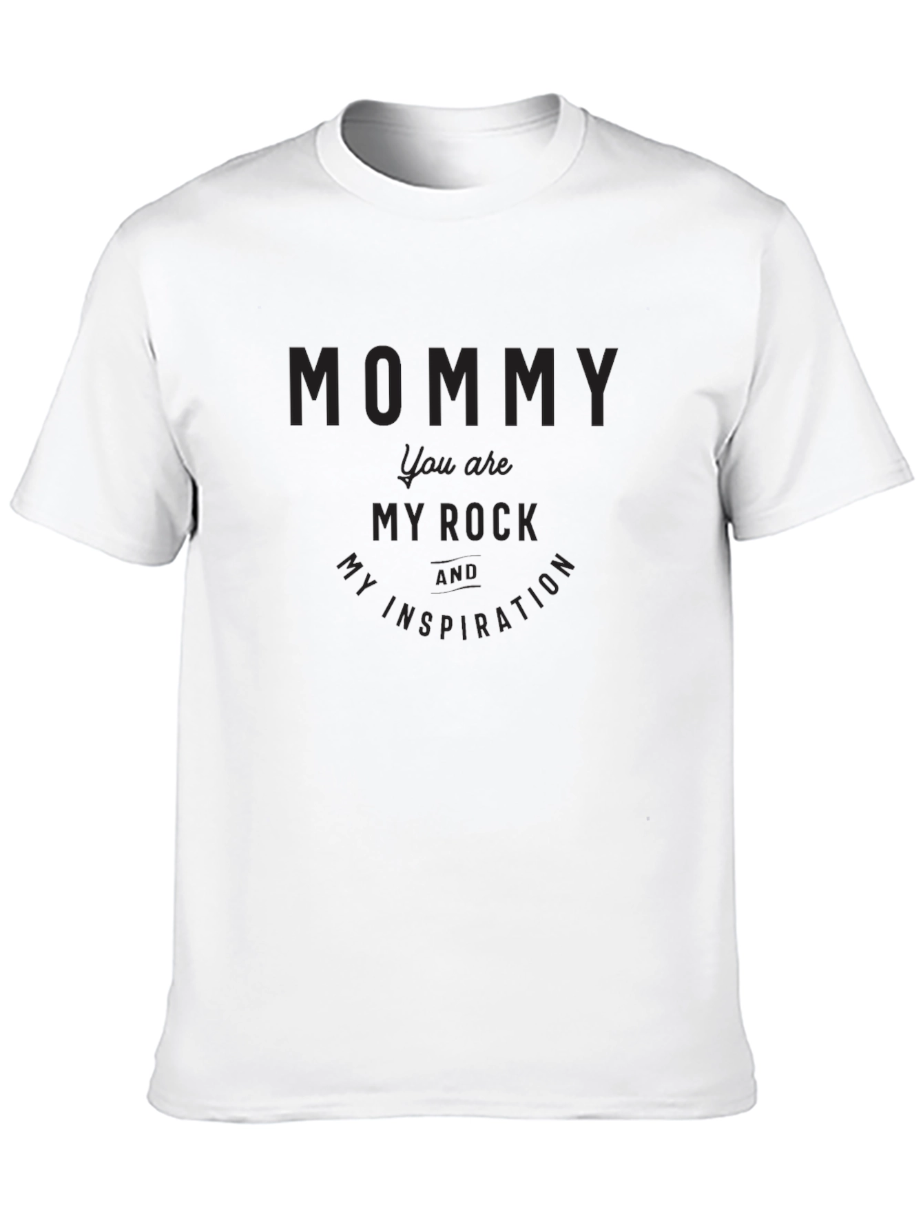 Black Mommy You are My Rock T-Shirt view 10