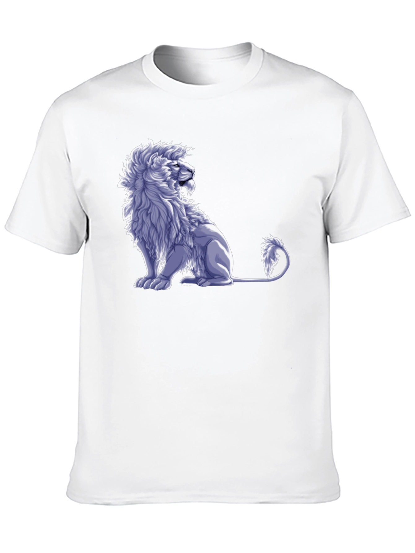 Black Lion Graphic Tee - Black Cotton Blend view 10