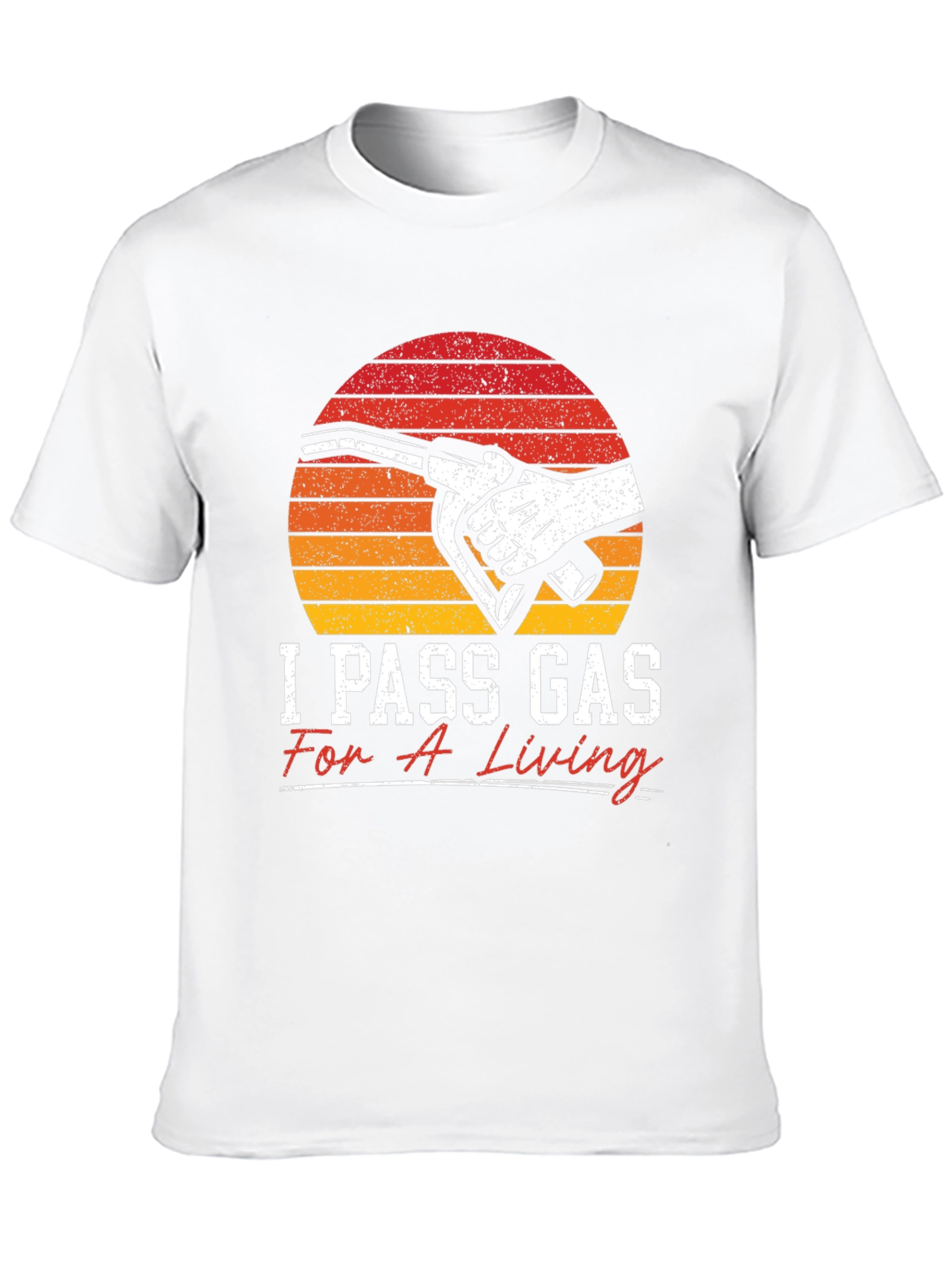 Black I Pass Gas For a Living T-Shirt view 10