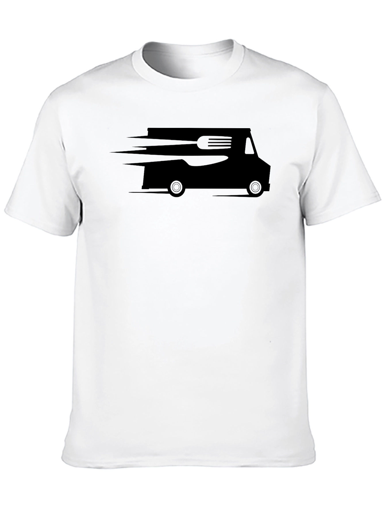 Black Food Truck T-Shirt - Fast Food Fashion view 10