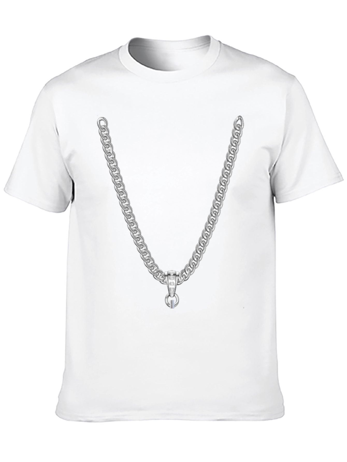 Black Chain Graphic T-Shirt view 10