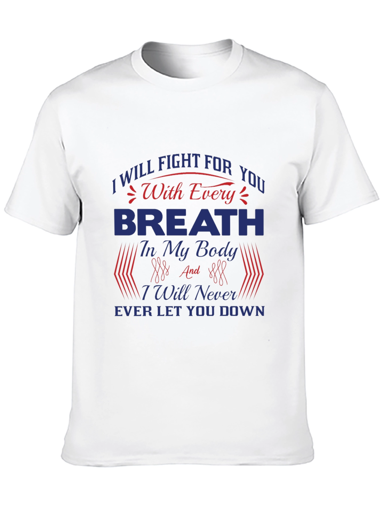 Black I Will Fight For You T-Shirt - Bold Graphic Tee view 10