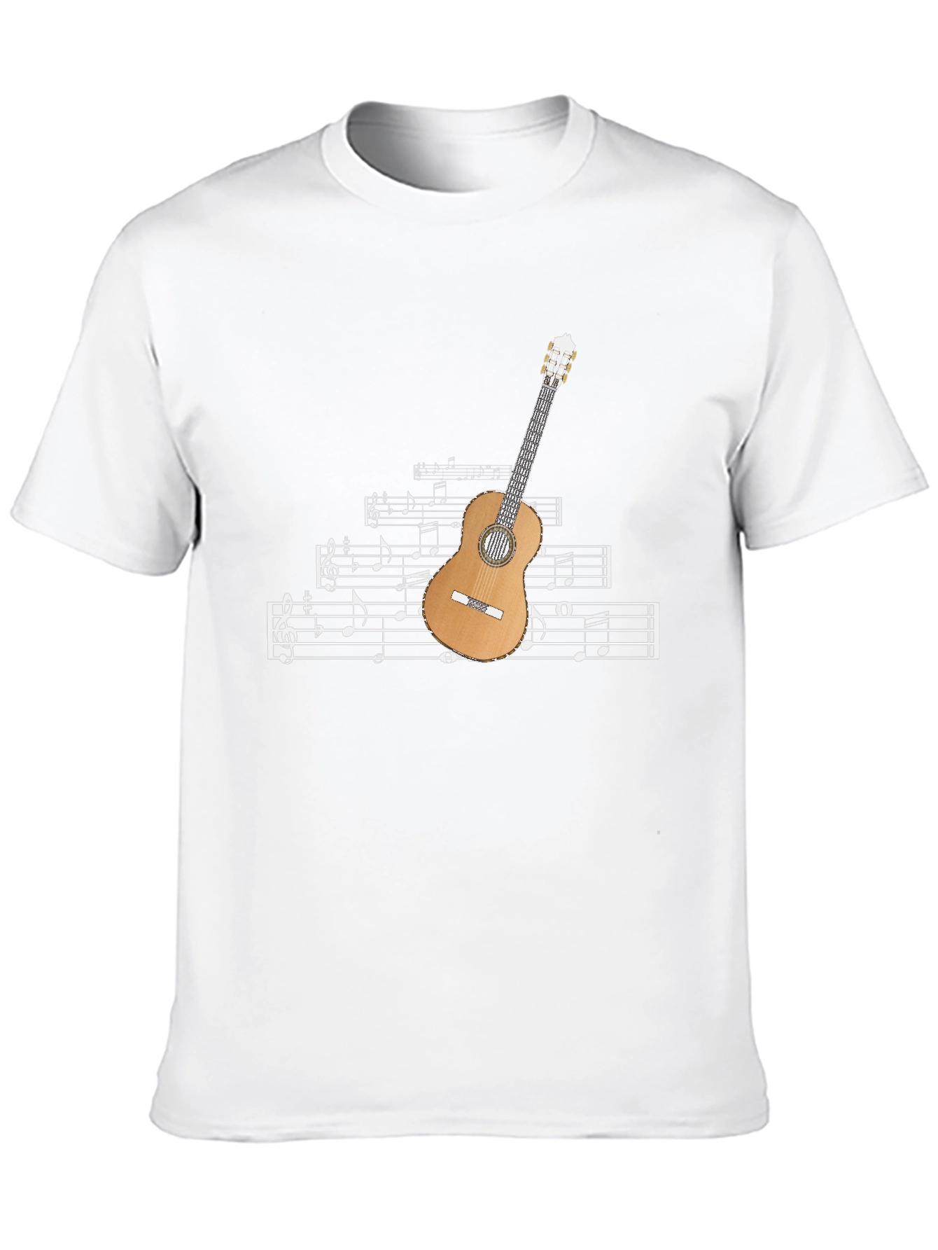 Black Musical Guitar Graphic Tee view 10