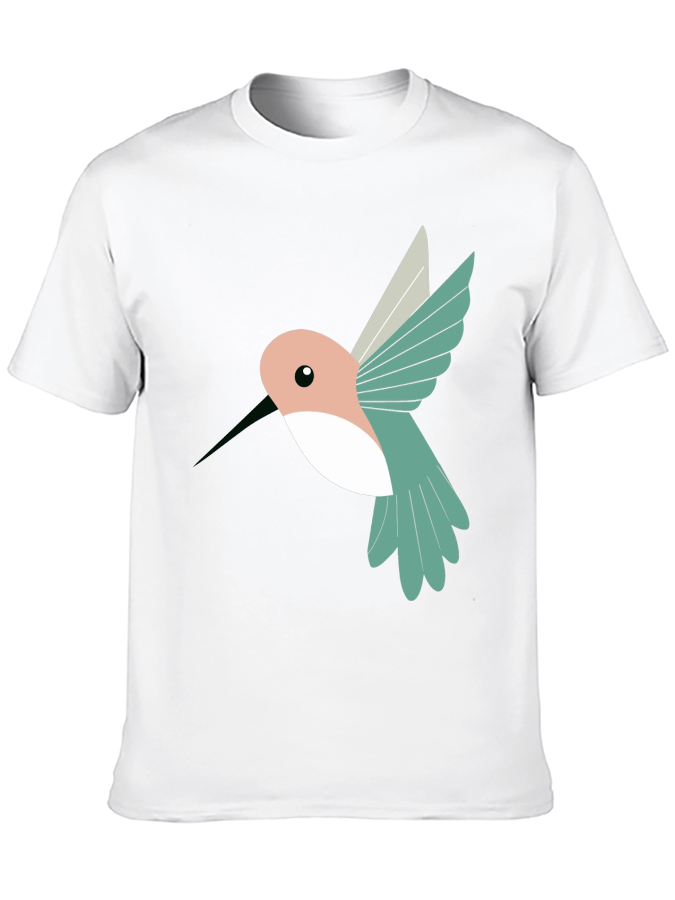 Black Hummingbird Graphic Black T-Shirt view 10